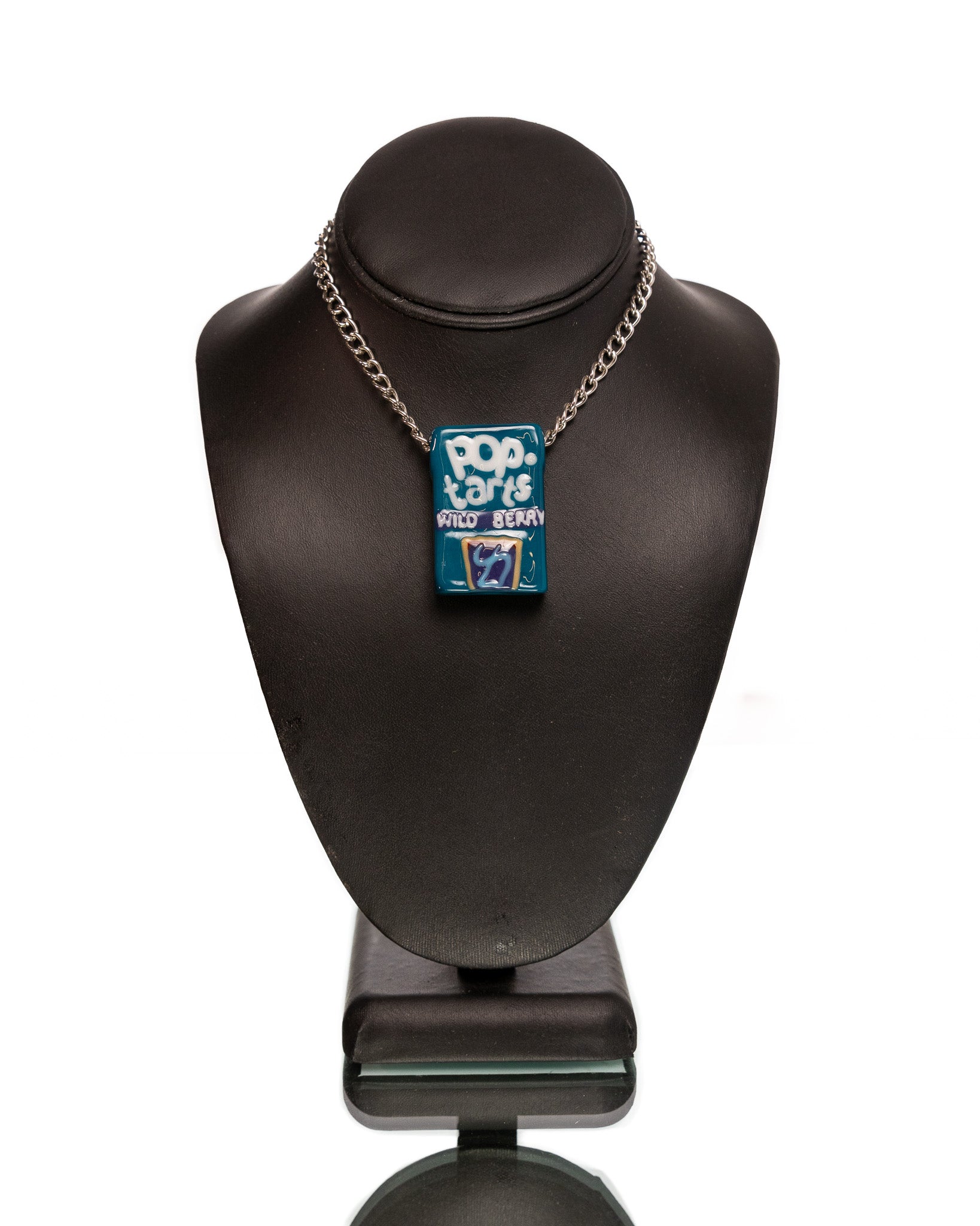 Heretic Glass - Box Pendant - Wild Berry Pop Tarts