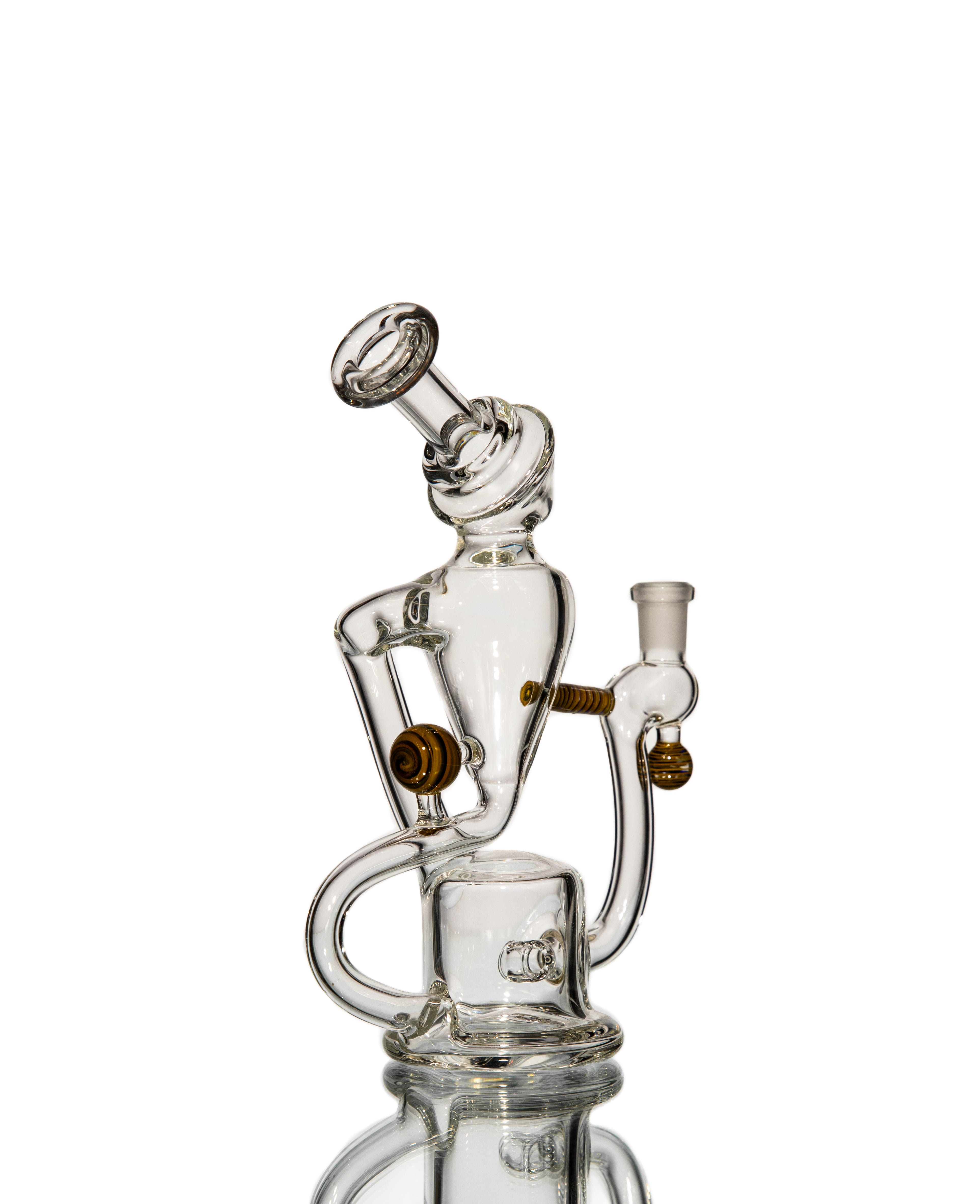 Symetrik Glass - Single Uptake Recycler (Black and Yellow)