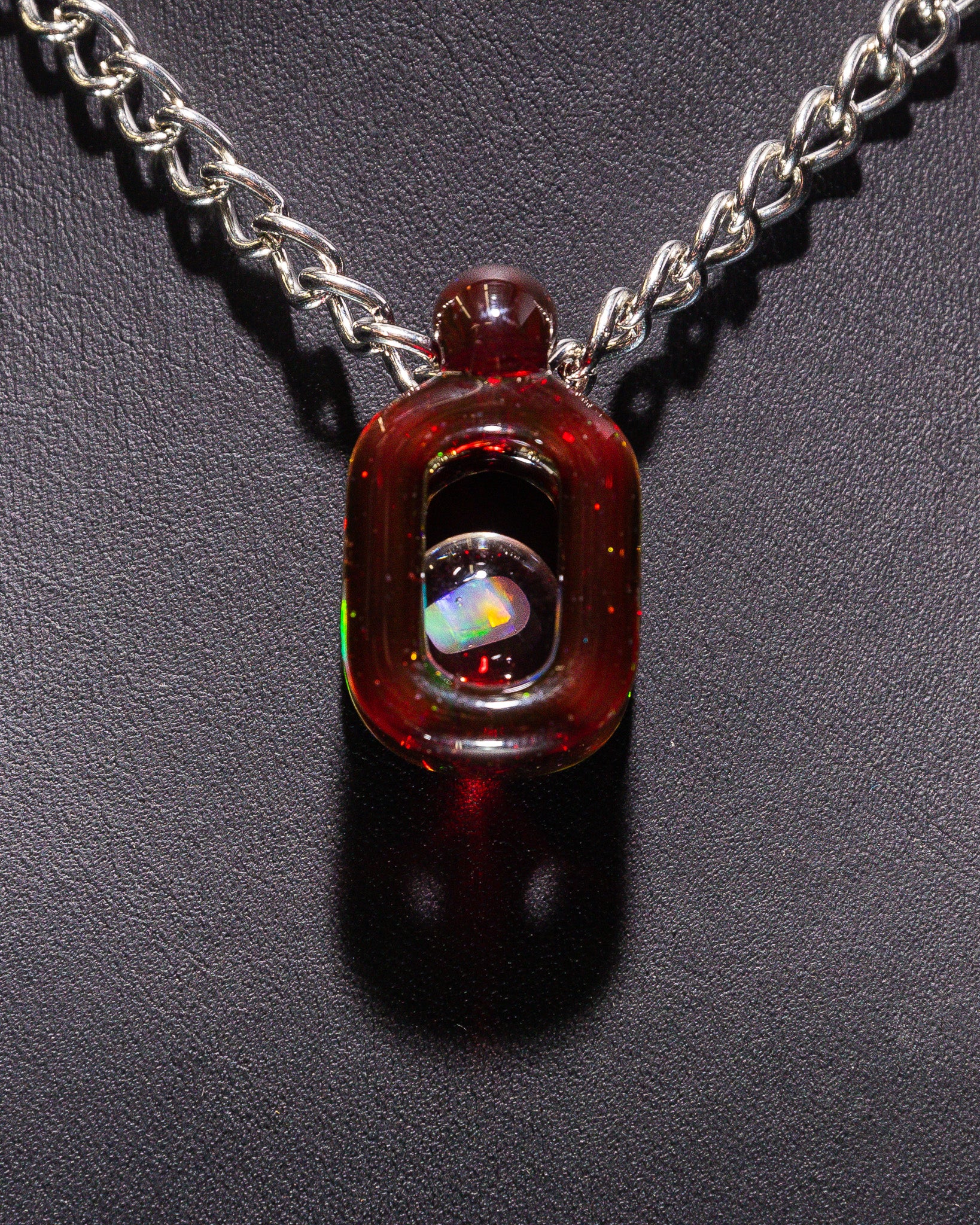 JNG Studio - "Cropal/Citrine/Dragon's Blood" Pendant