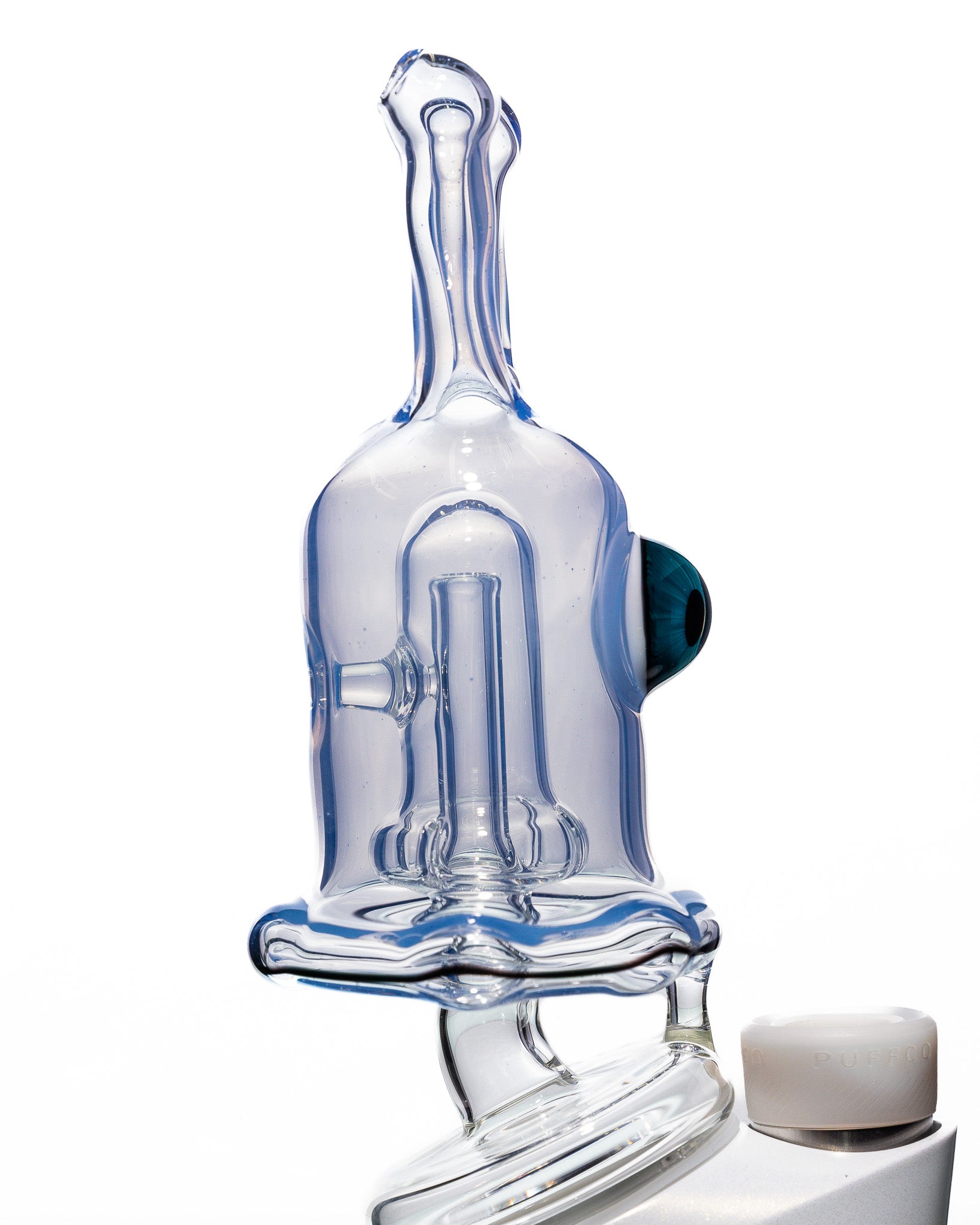 Drewbie Glass - Sluggo Puffco Top - Blue