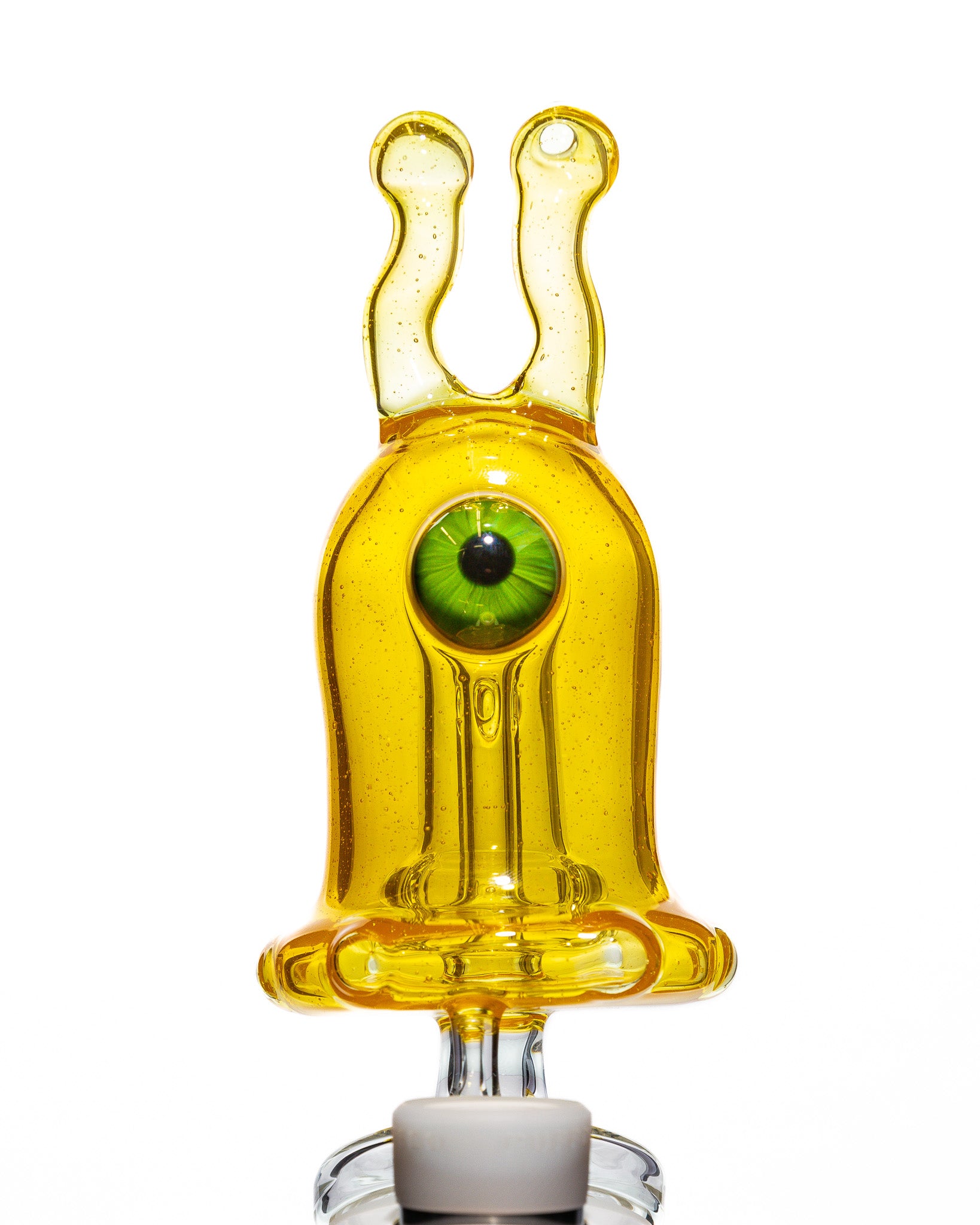Drewbie Glass - Sluggo Puffco Top - Yellow