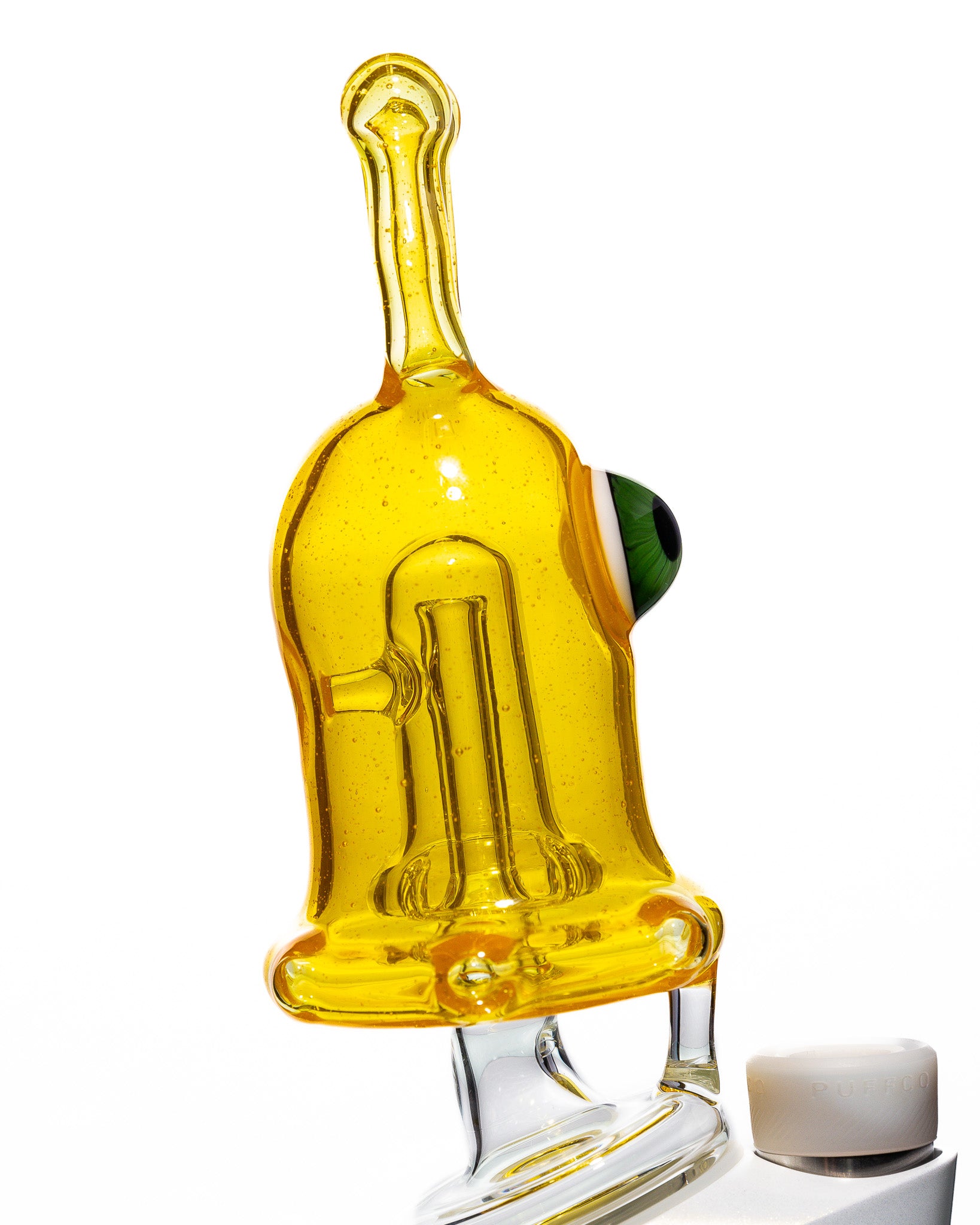 Drewbie Glass - Yellow Sluggo Puffco Top