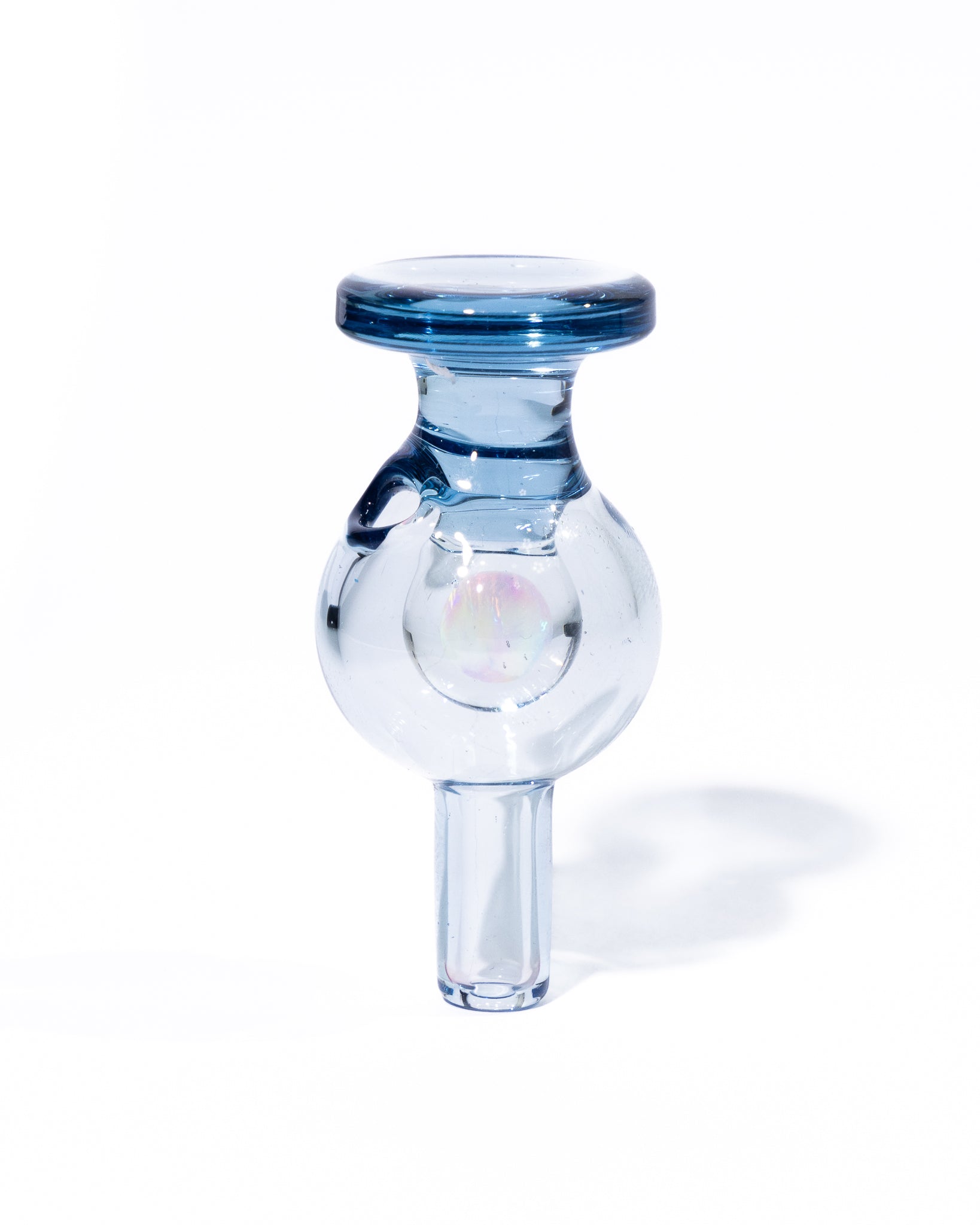 Soup Glass - 6mm Bubble Cap - Light Blue