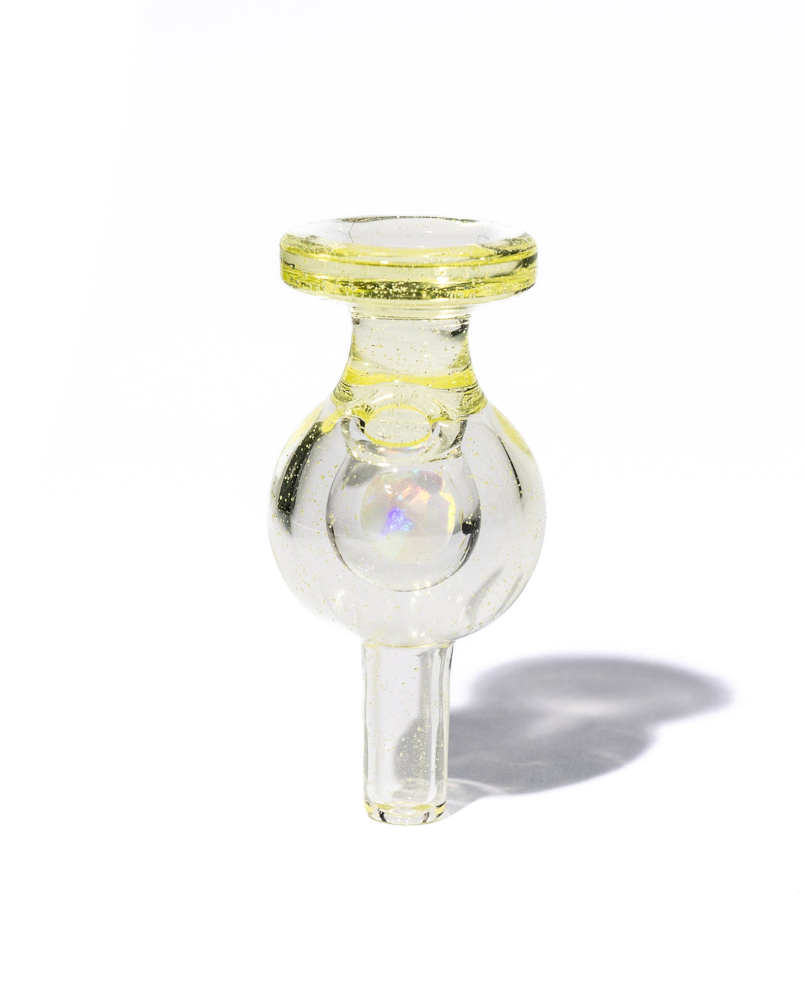 Soup Glass - 6mm Bubble Cap - Yellow (UV)