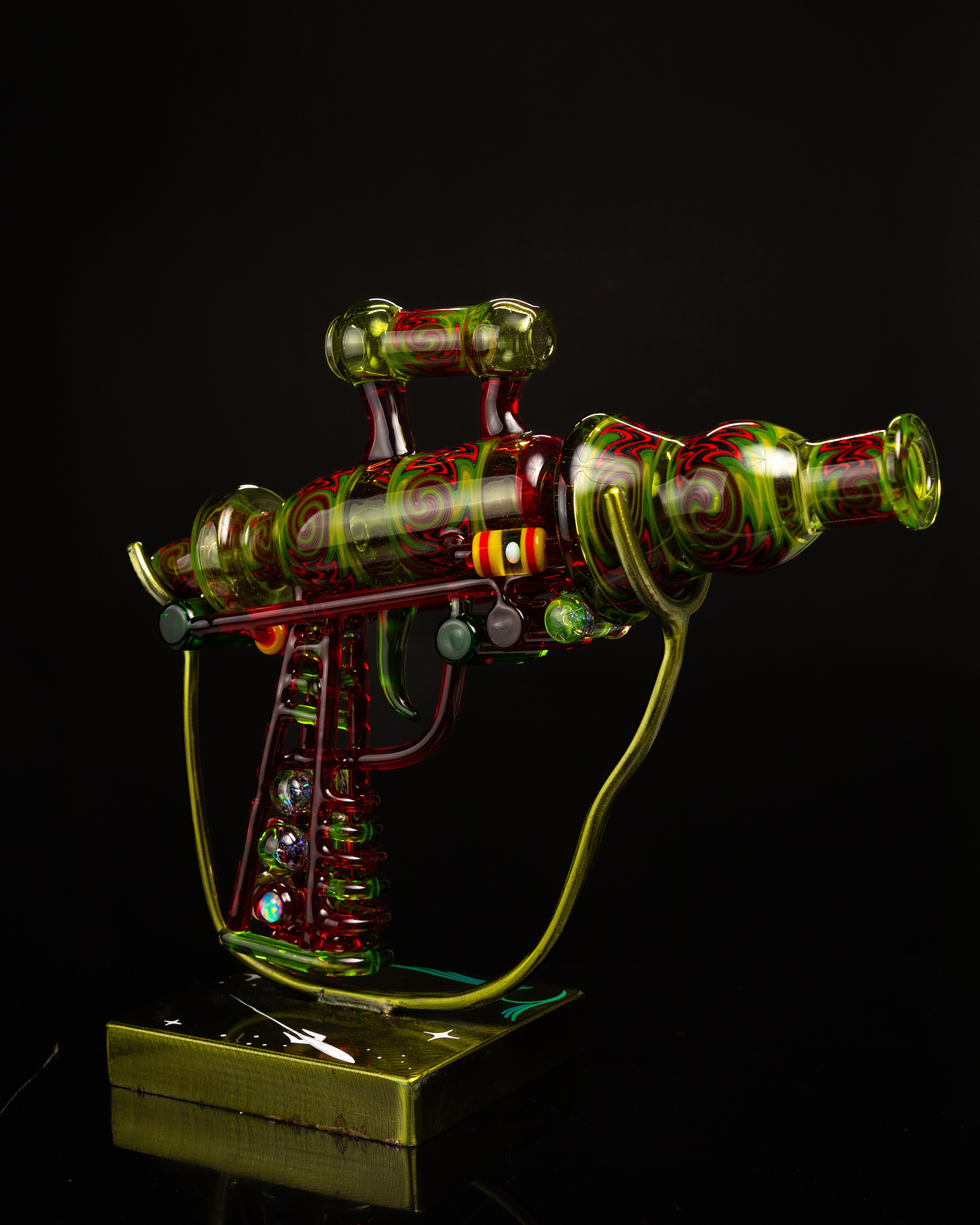 Happy Times Glass - Huni Badger Ray Gun