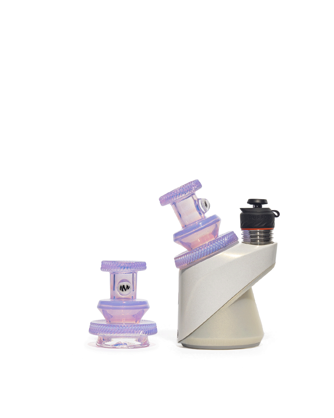 Mac White Glass - Puffco Dry Top Attachment - Lucid (CFL)
