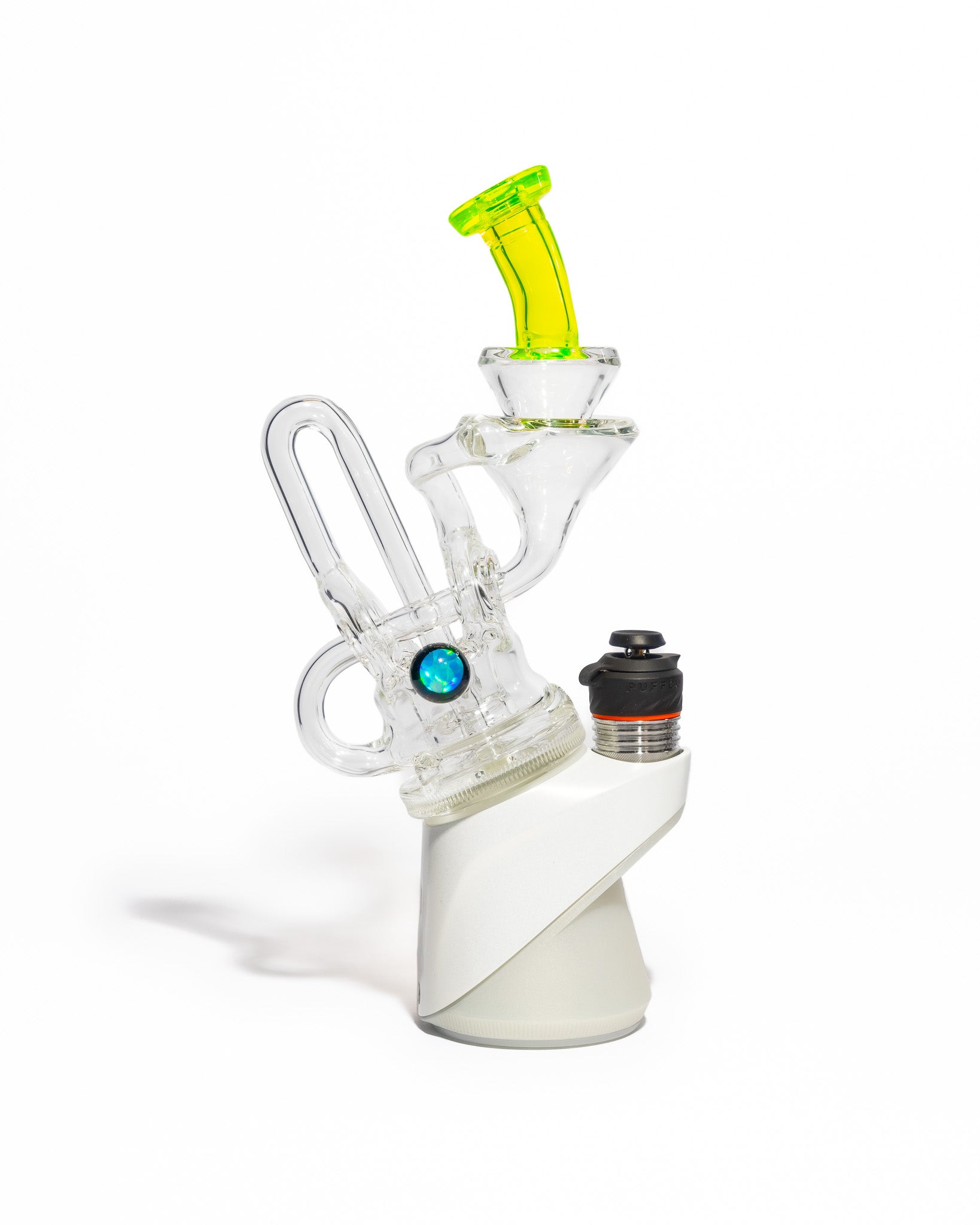 Mac White Glass - Puffco Infinity Recycler - Ion (UV)
