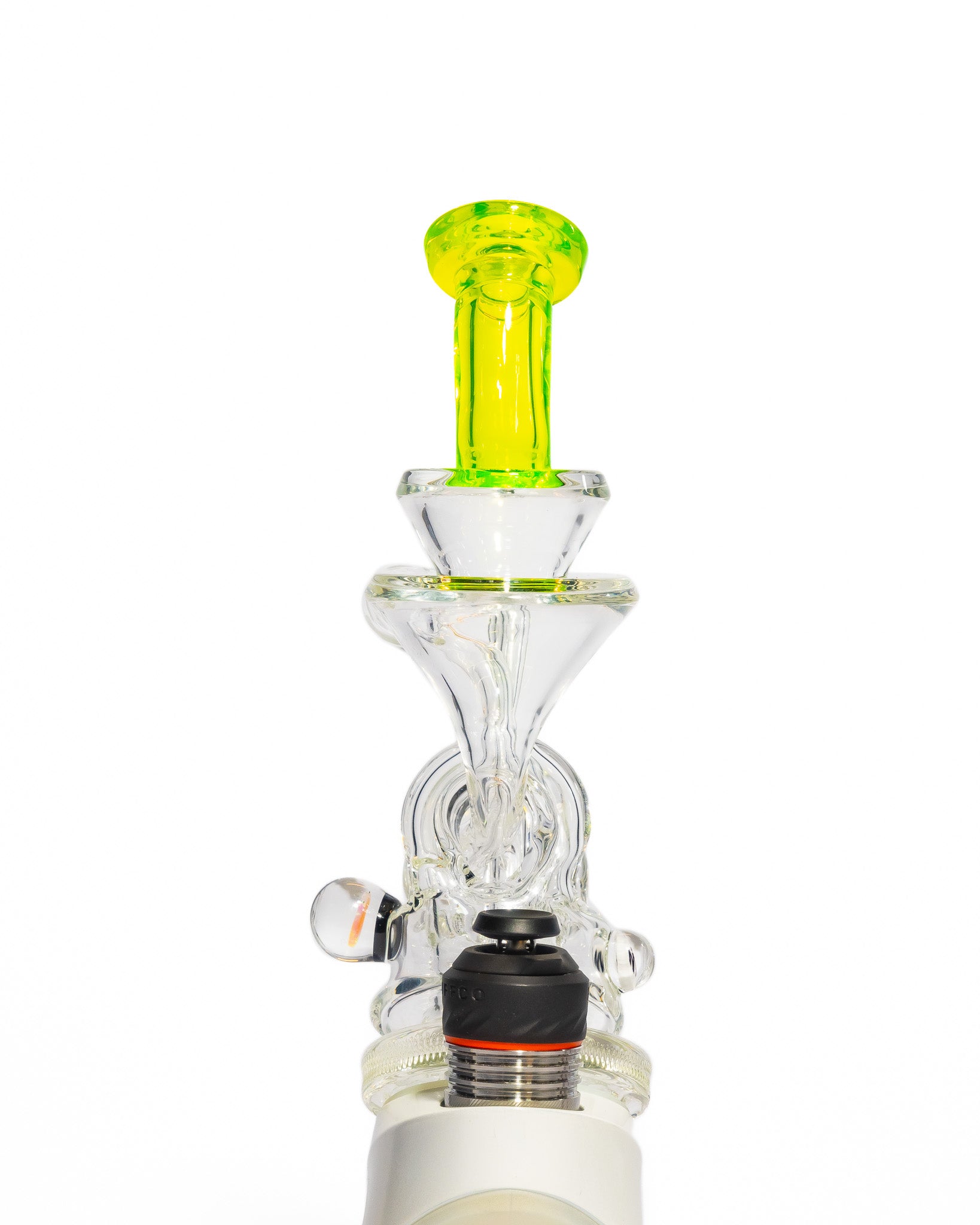 Mac White Glass - Puffco Infinity Recycler - Ion (UV)