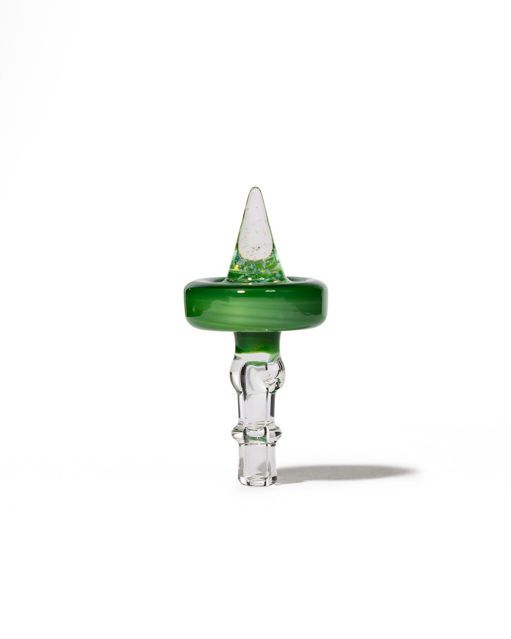 Coos Glass - 10mm Crushed Opal Spike 3DXL Joystick - Chromium