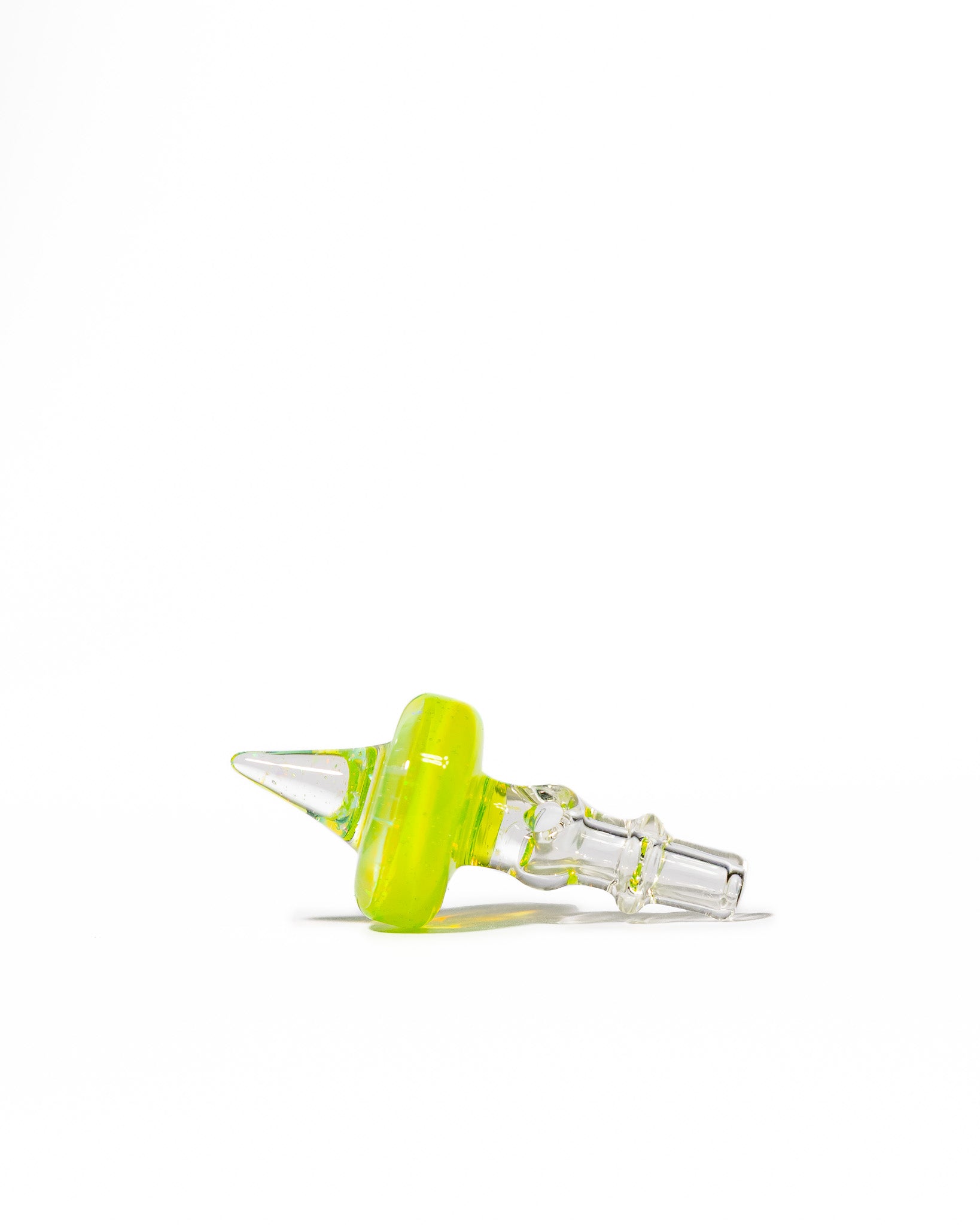 Coos Glass - 10mm Crushed Opal Spike 3DXL Joystick - Slyme