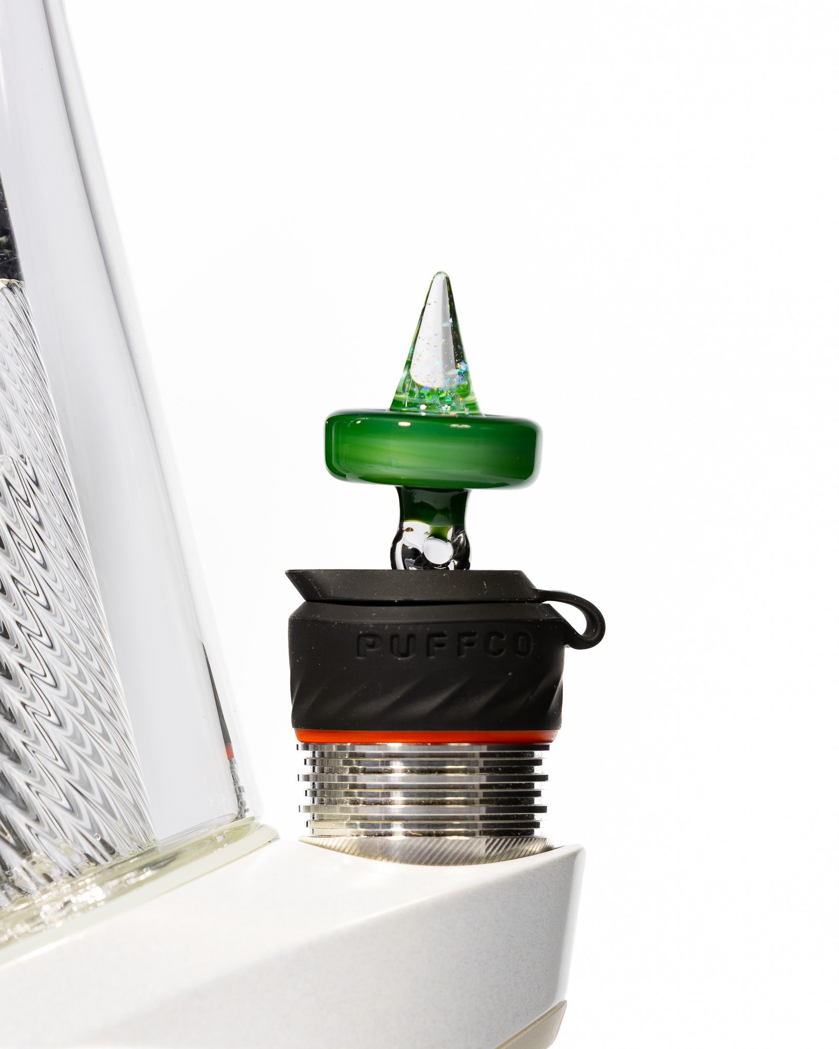 Coos Glass - 10mm Crushed Opal Spike 3DXL Joystick - Chromium