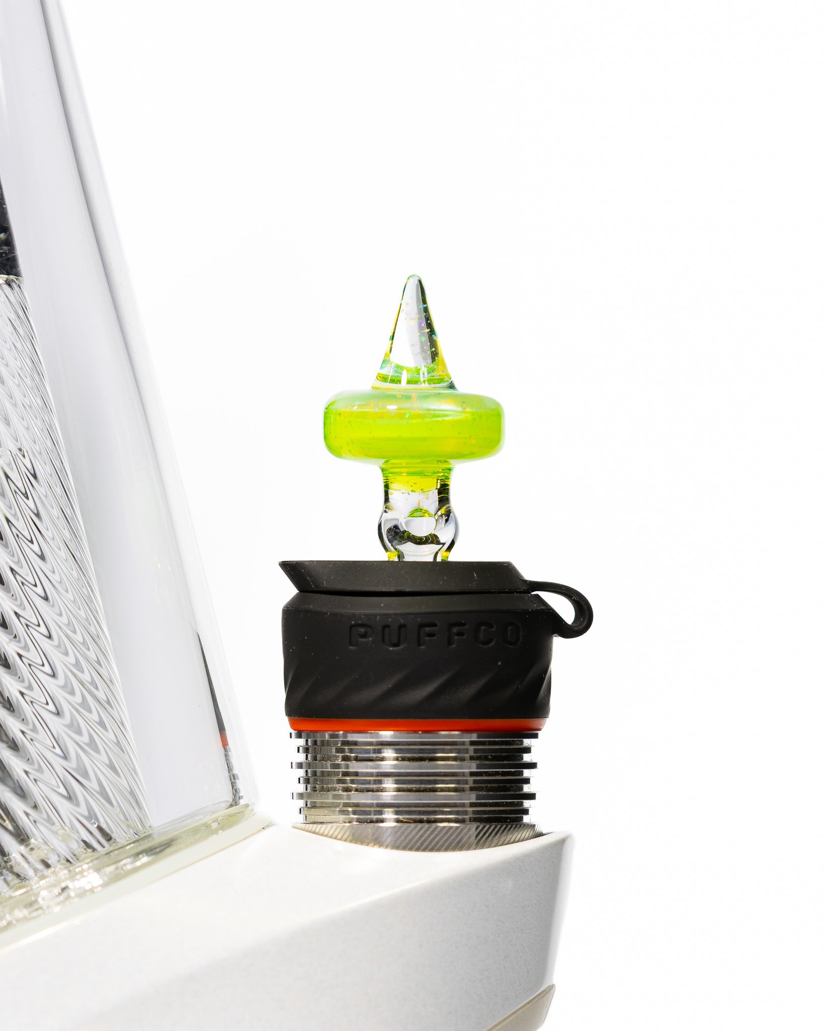 Coos Glass - 10mm Crushed Opal Spike 3DXL Joystick - Slyme