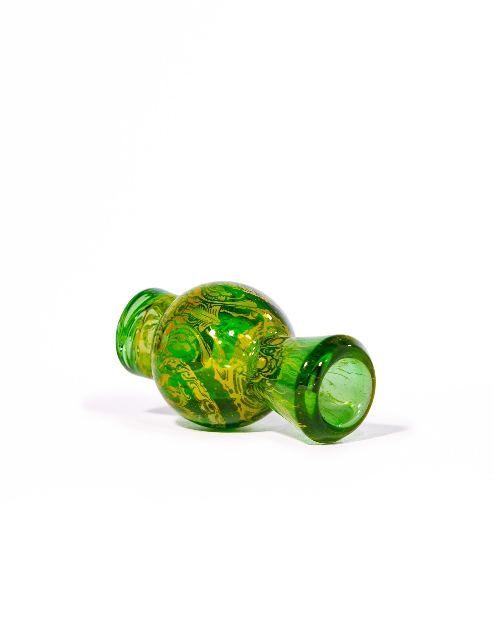 Mothership Glass - Hologram Bubble Cap - Green
