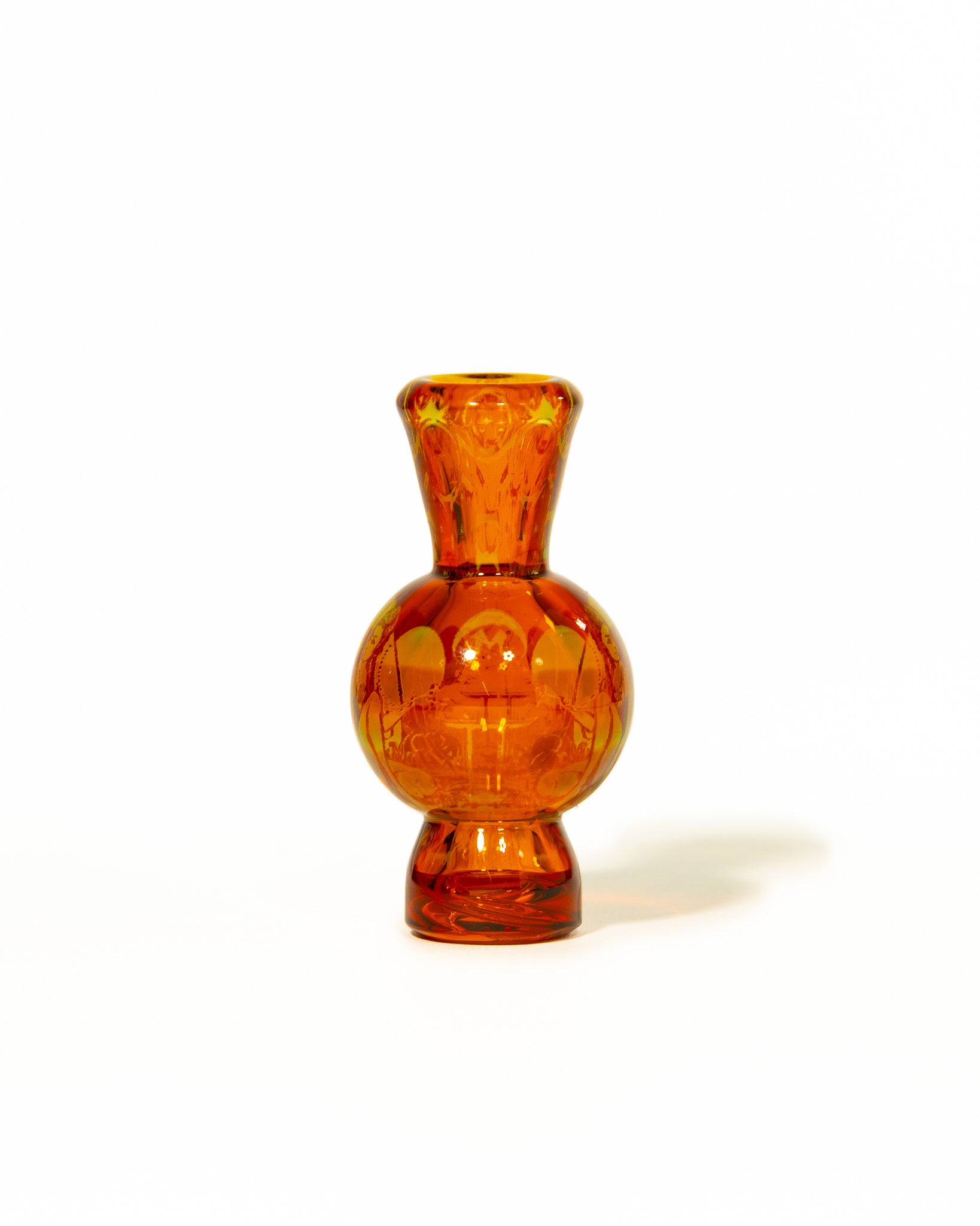 Mothership Glass - Hologram Bubble Cap - Amber