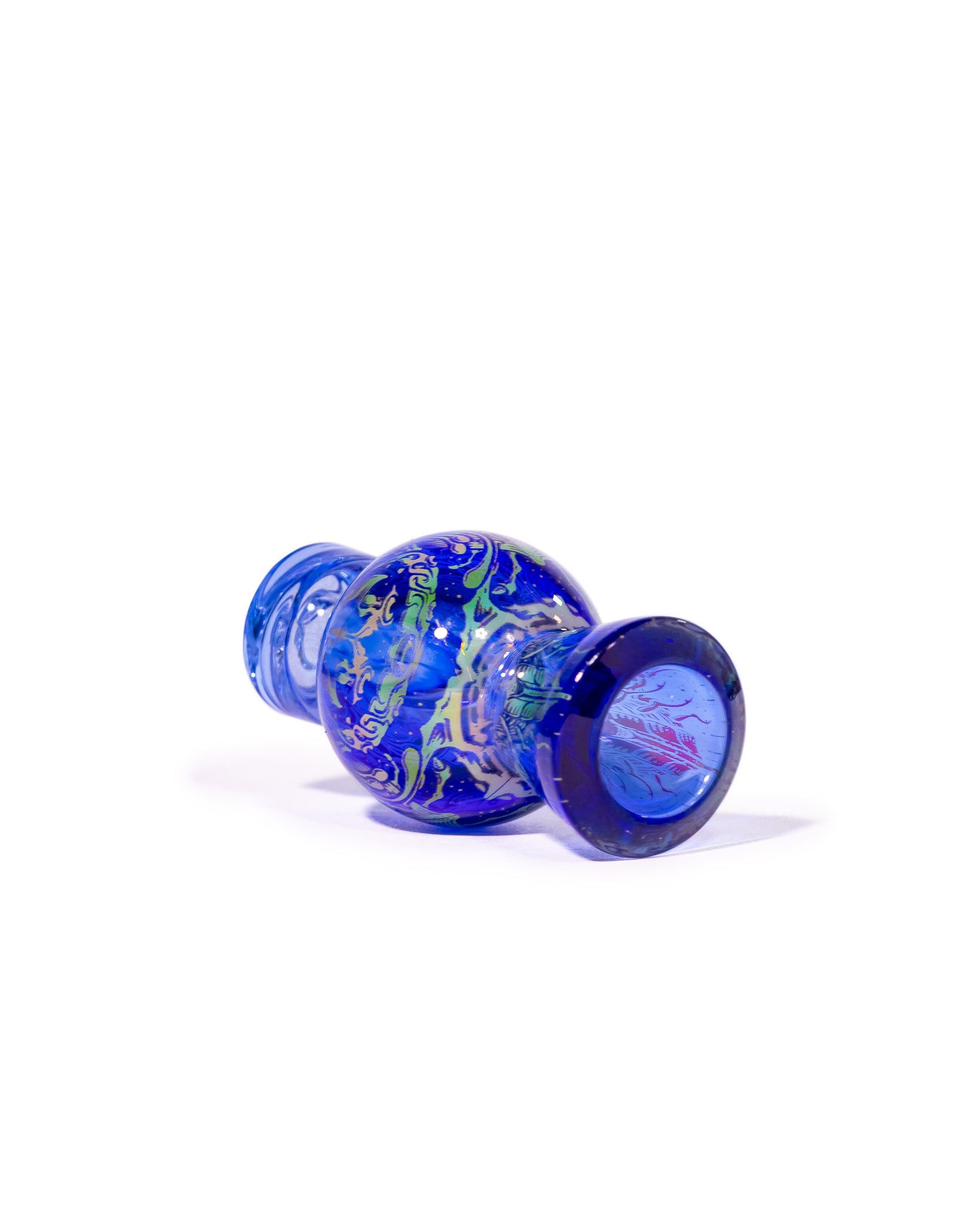 Mothership Glass - Hologram Bubble Cap - Blue