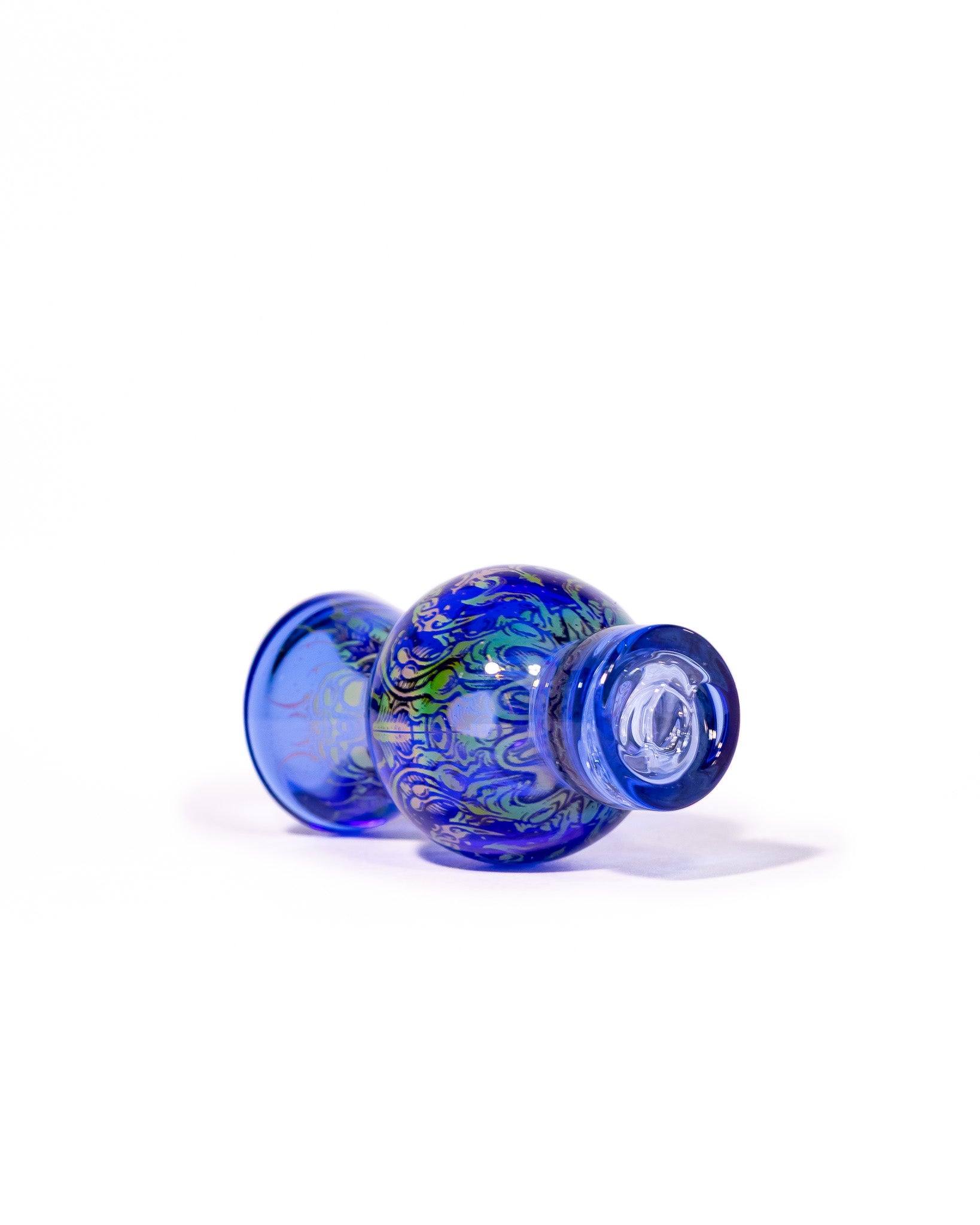 Mothership Glass - Hologram Bubble Cap - Blue