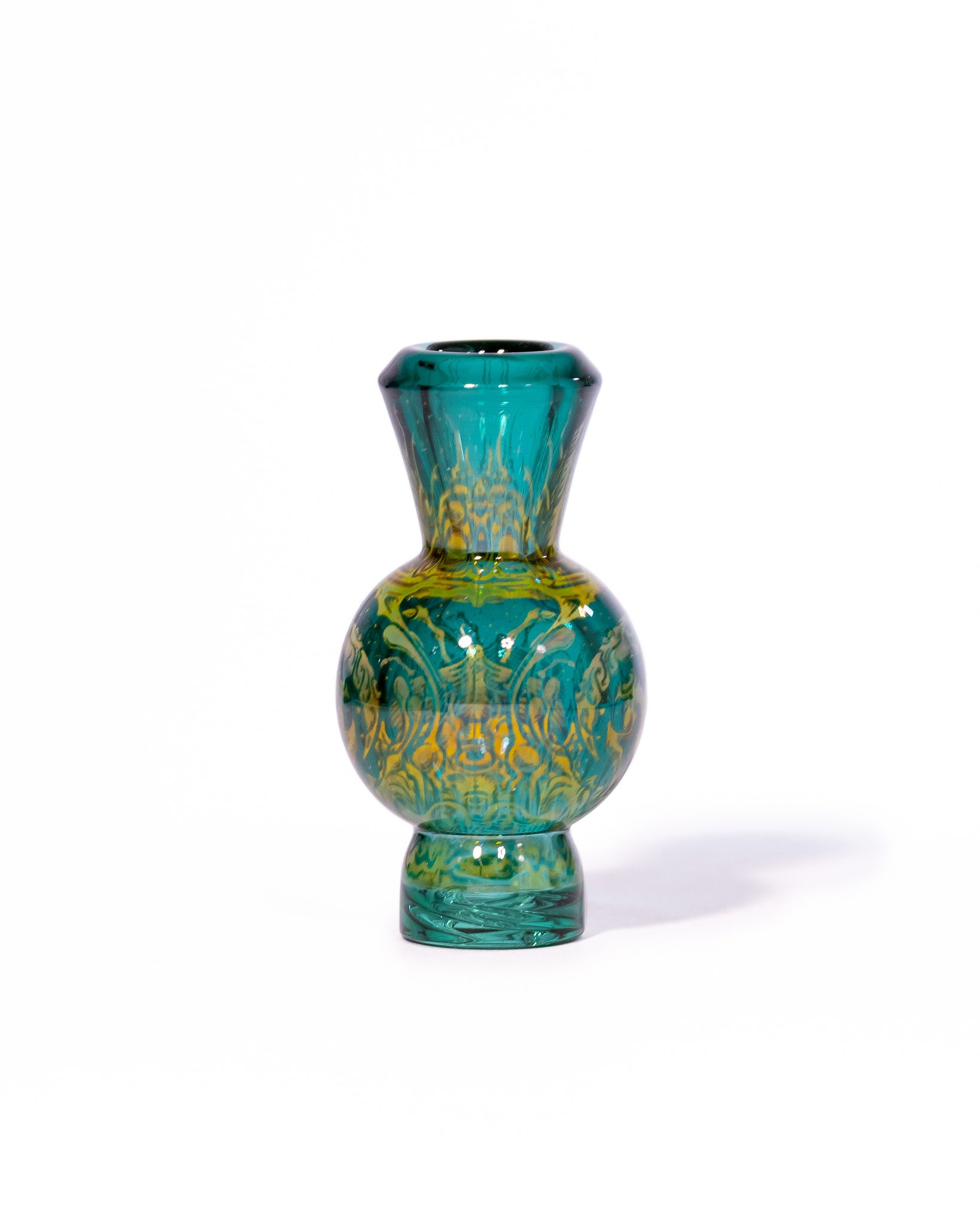 Mothership Glass - Hologram Bubble Cap - Turquoise