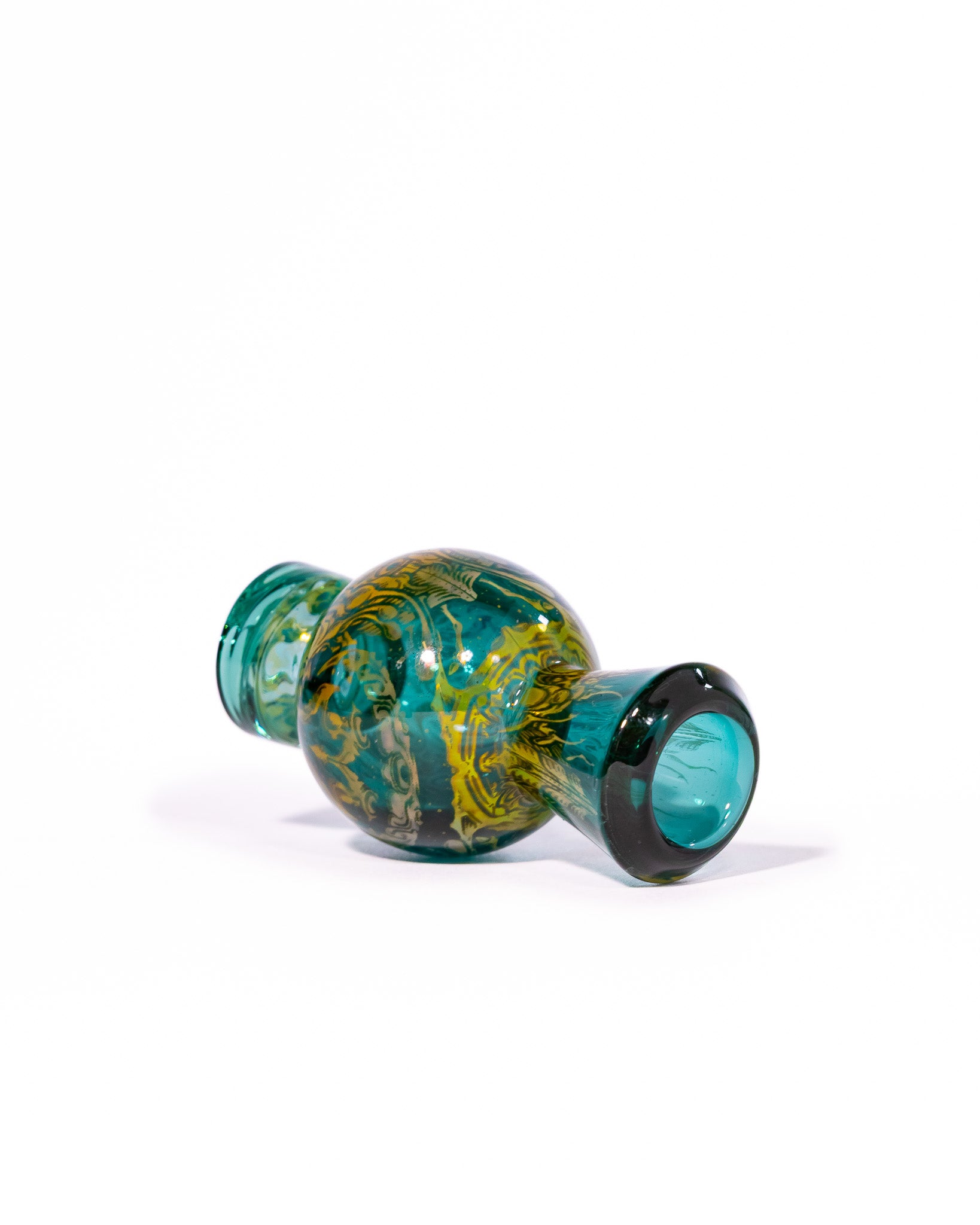 Mothership Glass - Hologram Bubble Cap - Turquoise