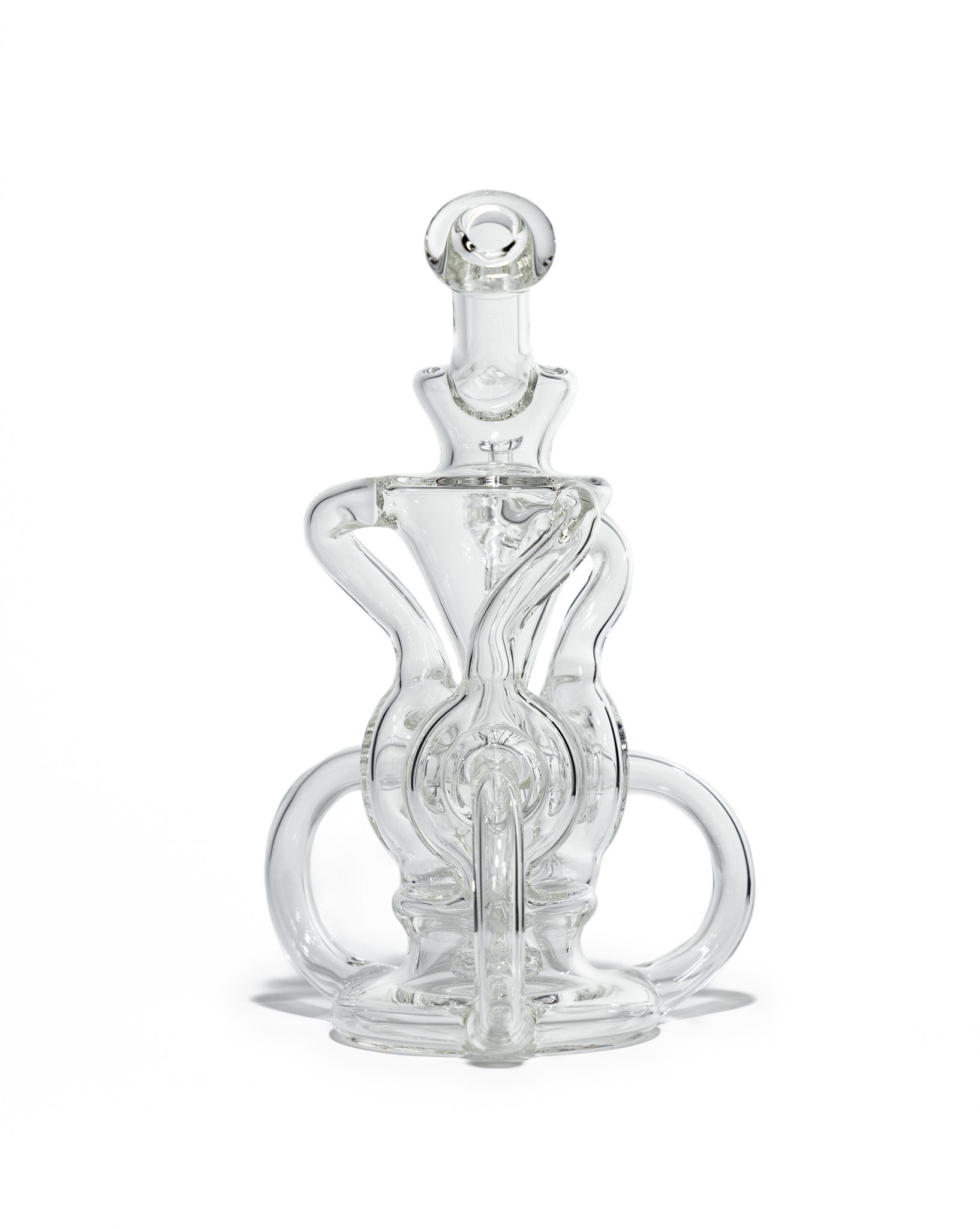 OTW - Triple Donut Triple Drain Recycler (QTDTDR) - Clear