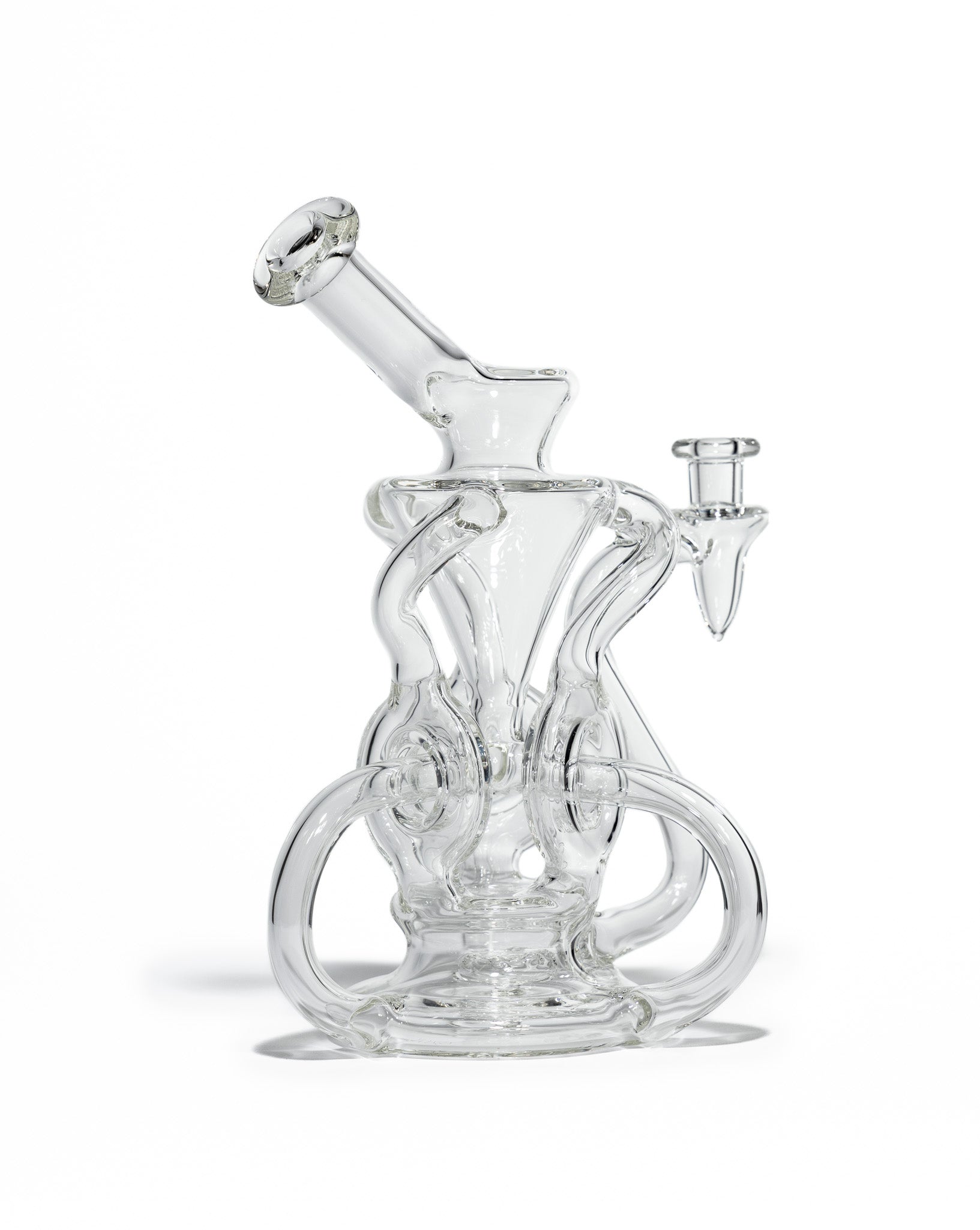 OTW - Triple Donut Triple Drain Recycler (QTDTDR) - Clear