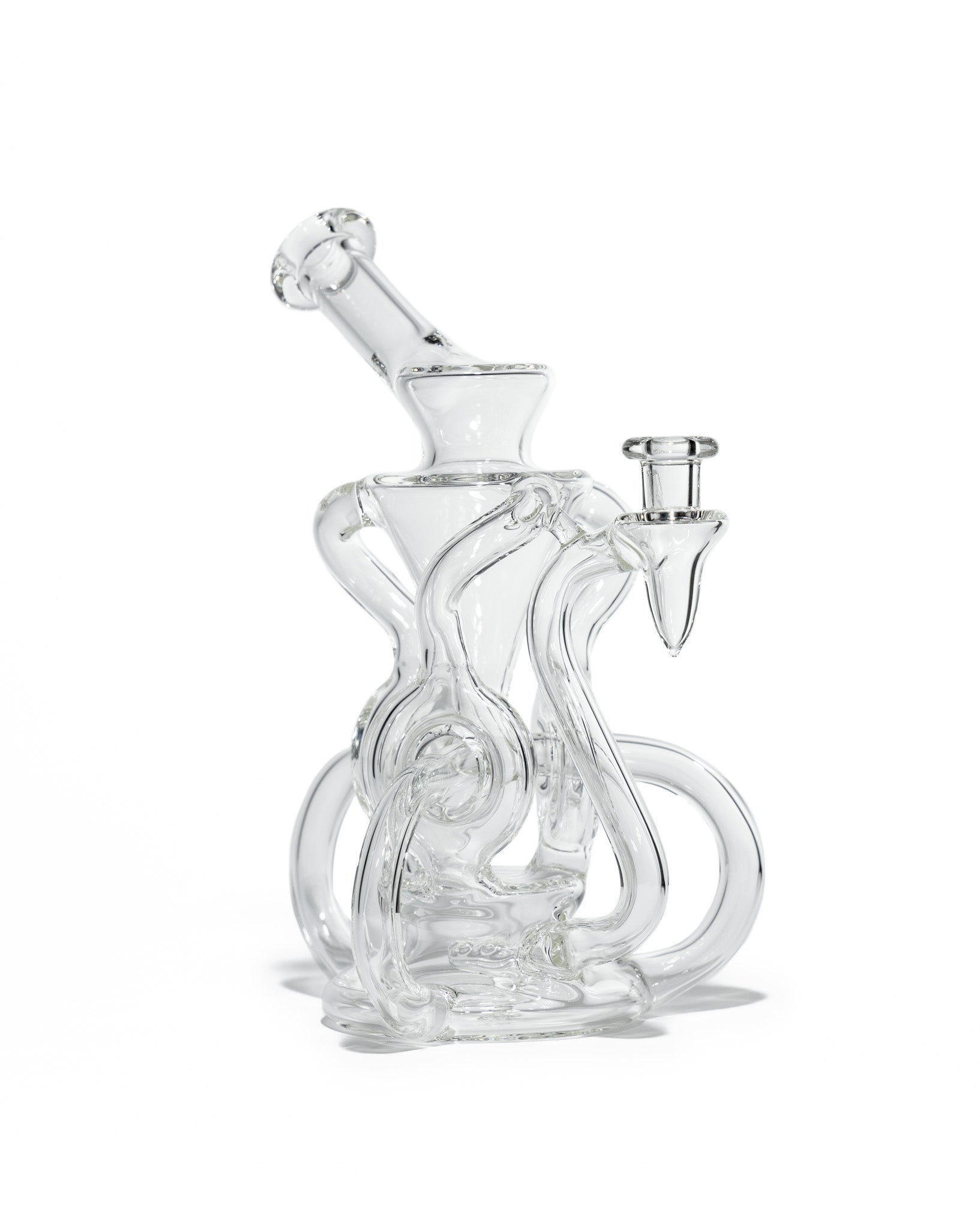 OTW - Triple Donut Triple Drain Recycler (QTDTDR) - Clear