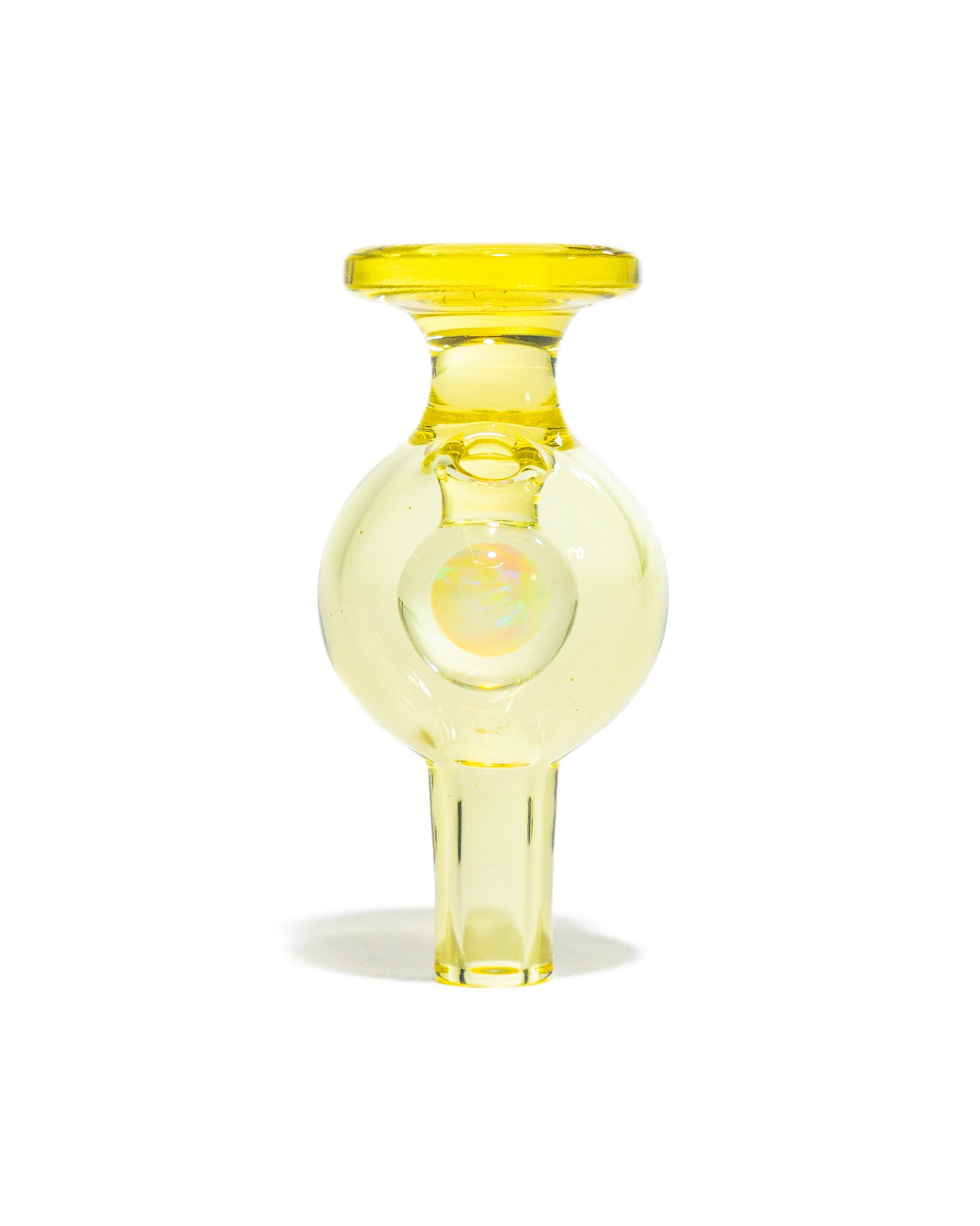 Soup Glass - 6mm Bubble Cap - Light Yellow (CFL)