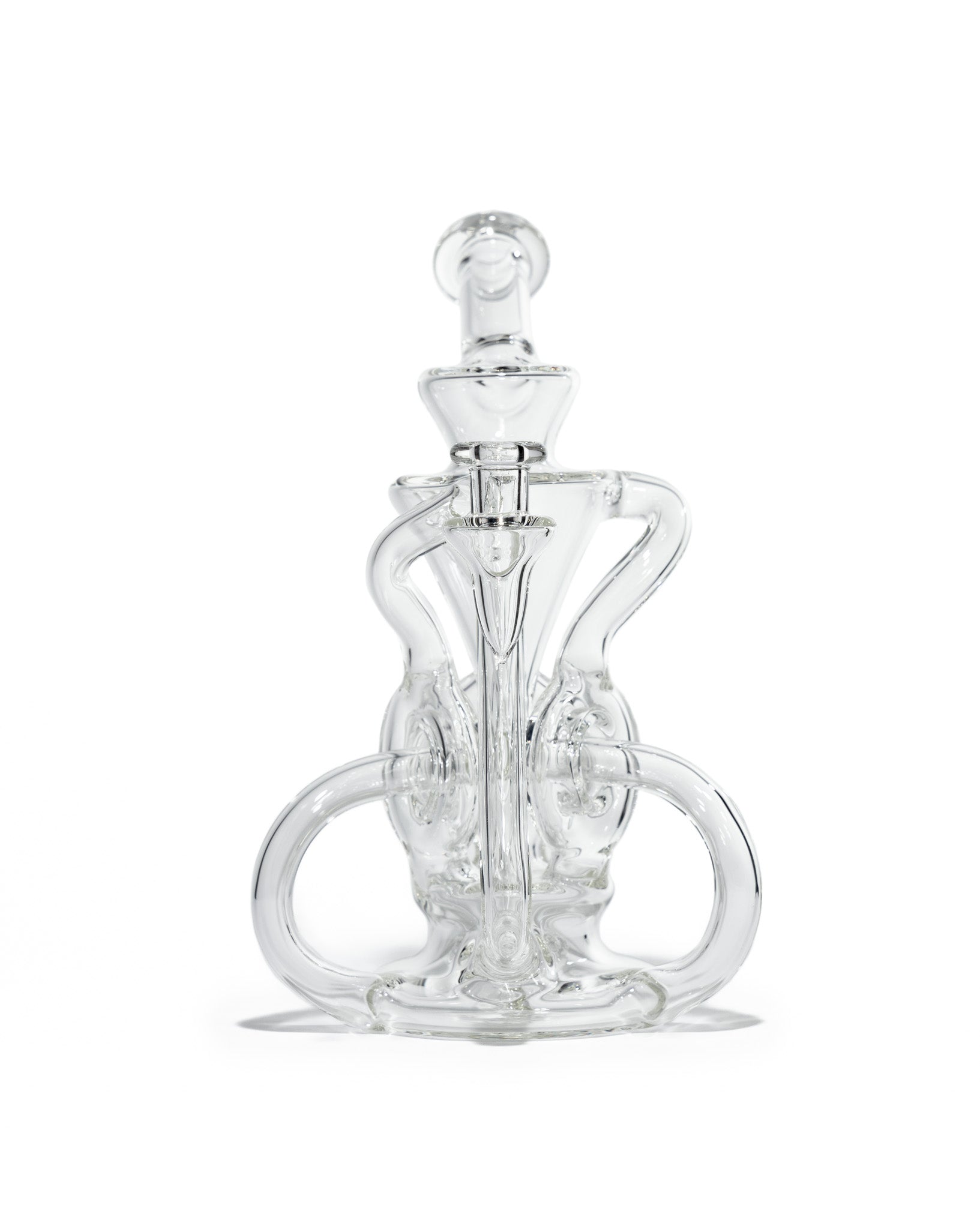 OTW - Triple Donut Triple Drain Recycler (QTDTDR) - Clear