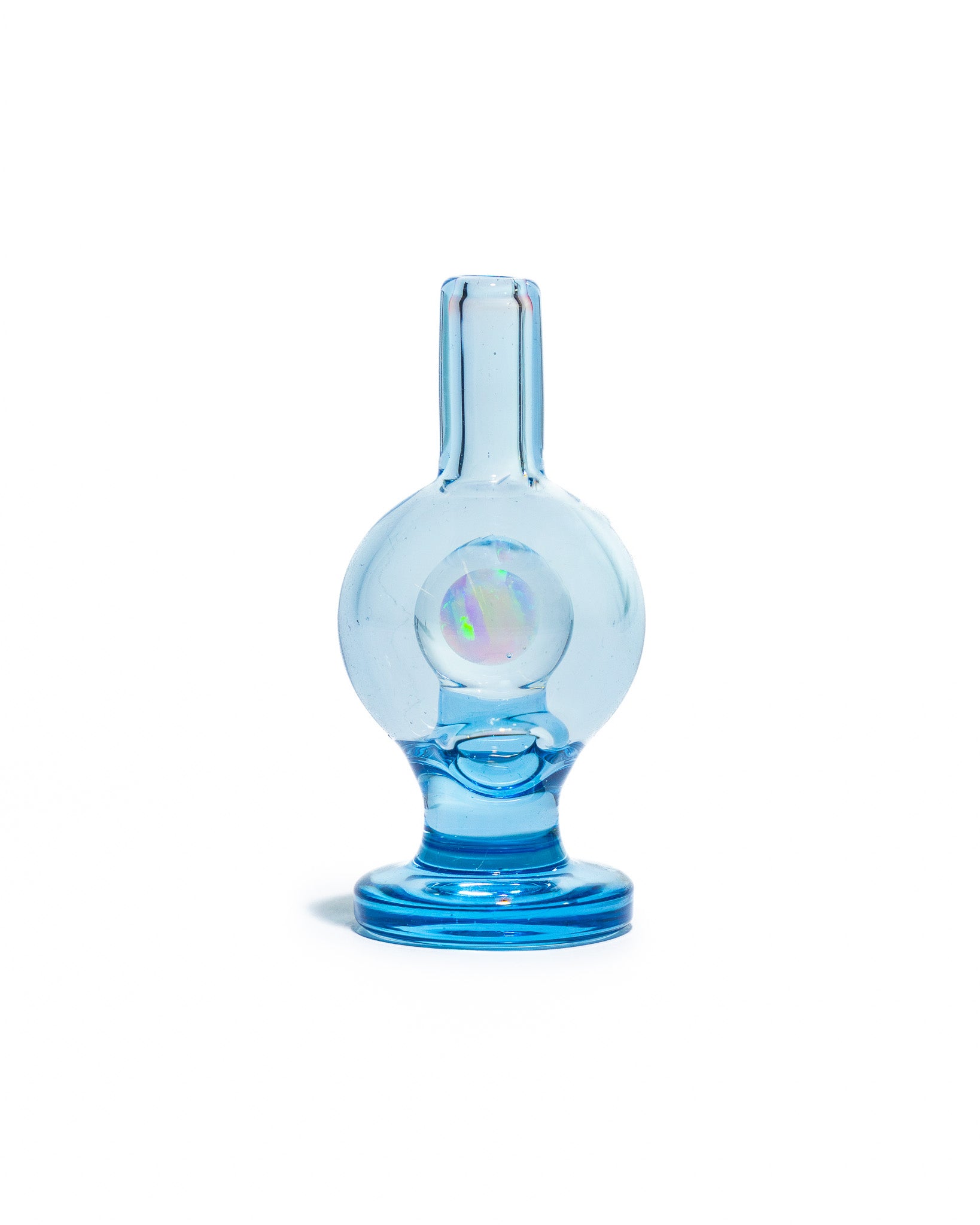 Soup Glass - 6mm Bubble Cap - Light Blue