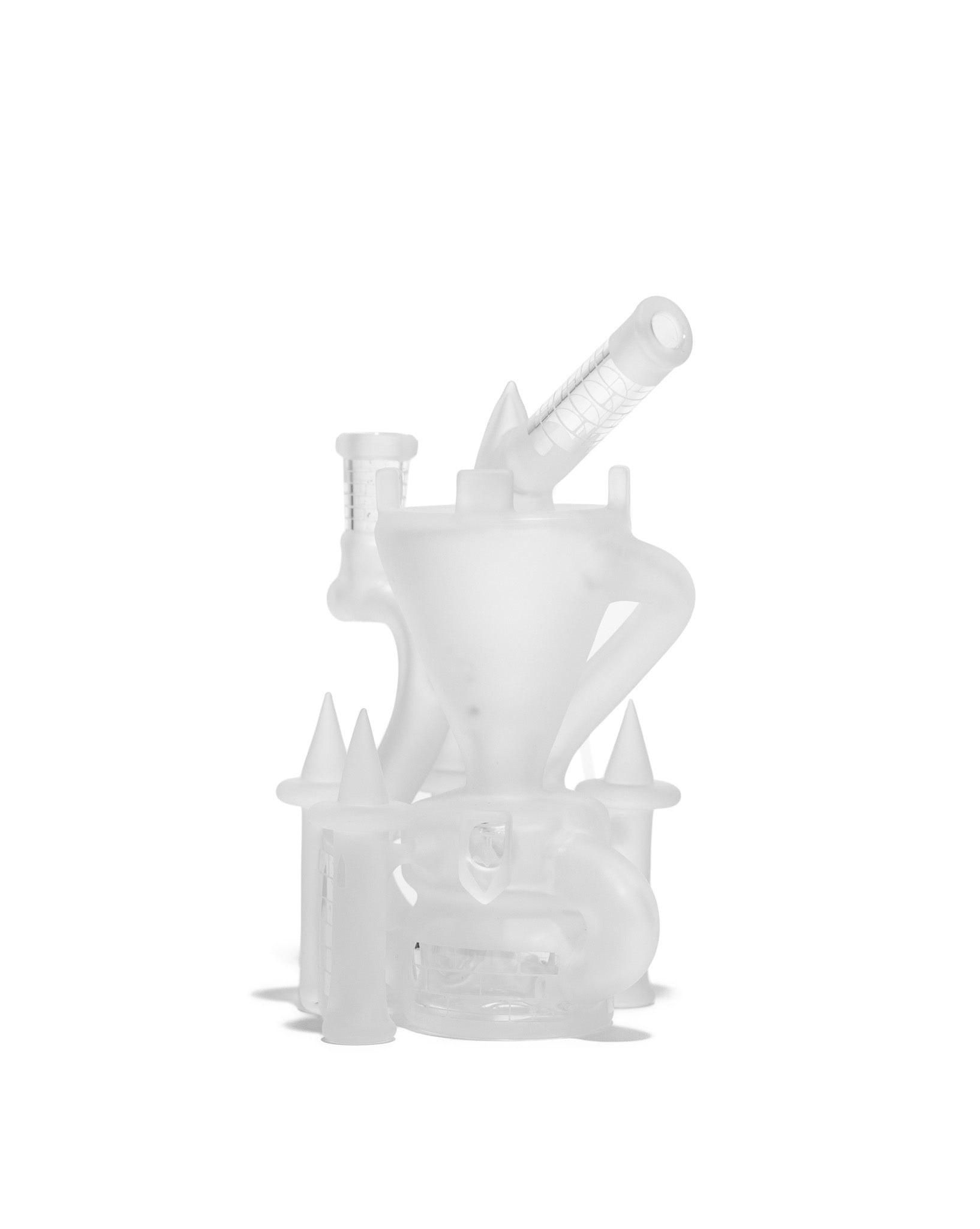 Jebb Glass - Klein Castle Recycler - Frosted