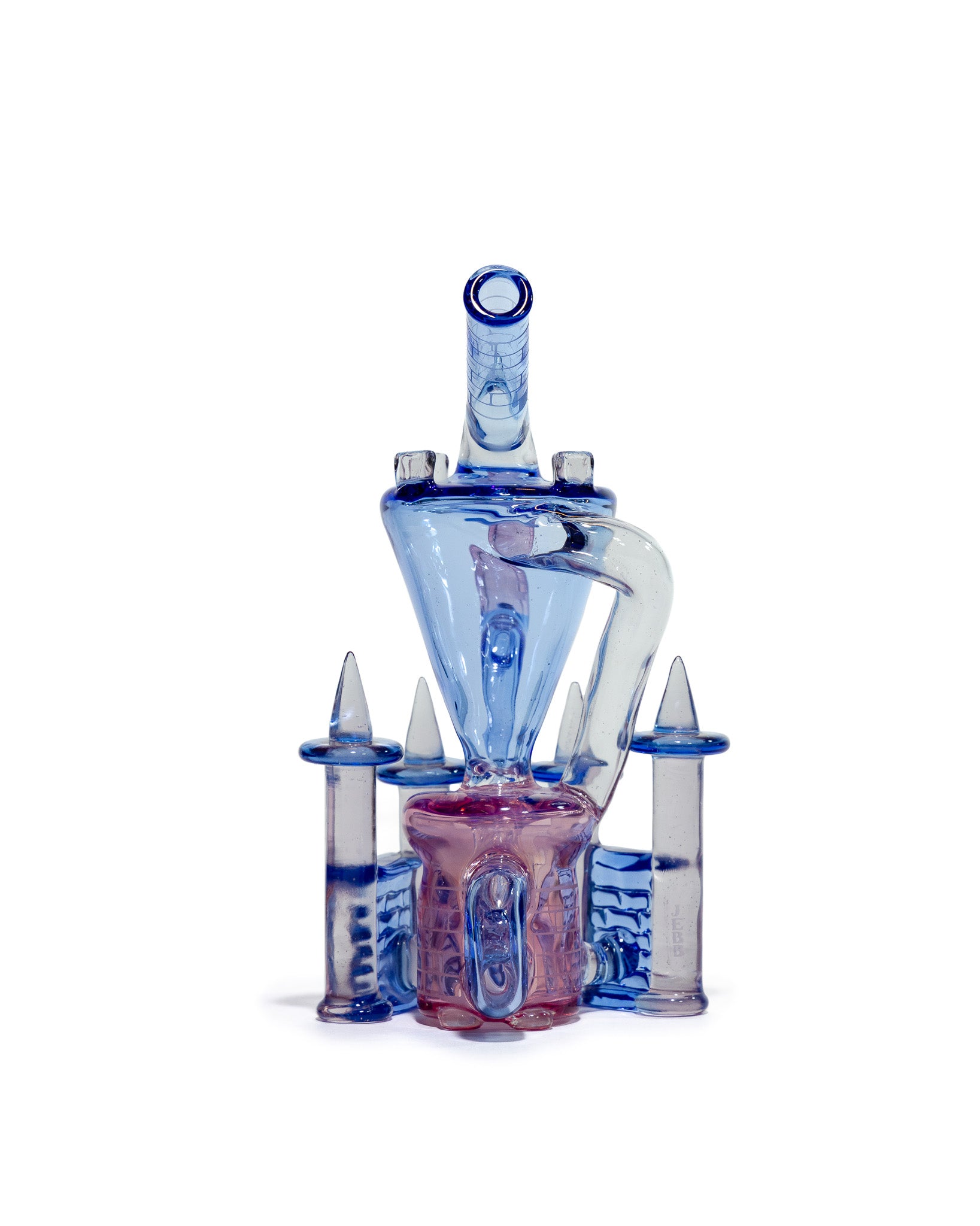 Jebb Glass - Medium Klein Castle Recycler - Voodoo x Blue Dream (CFL) 1/1