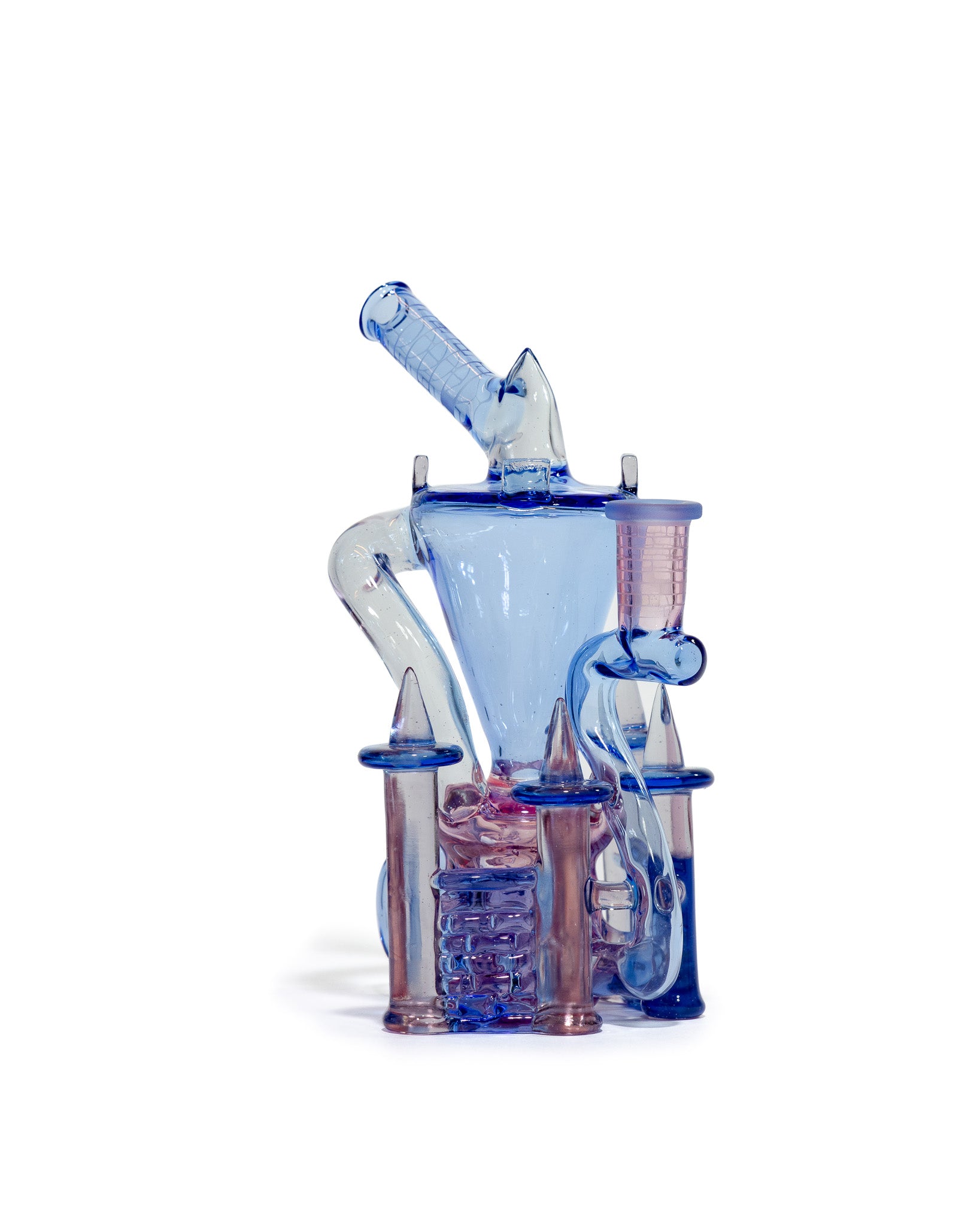 Jebb Glass - Medium Klein Castle Recycler - Voodoo x Blue Dream (CFL) 1/1