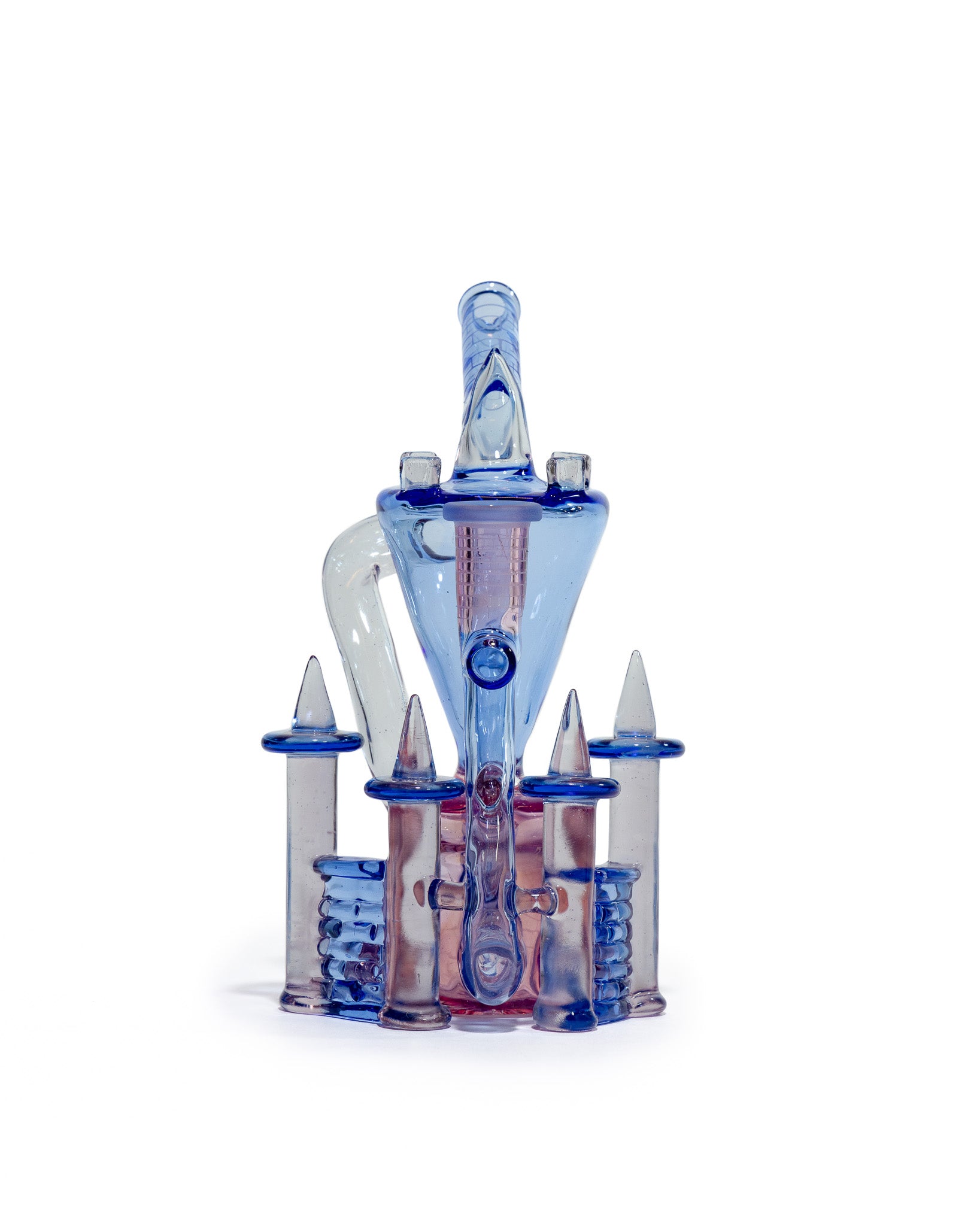 Jebb Glass - Medium Klein Castle Recycler - Voodoo x Blue Dream (CFL) 1/1