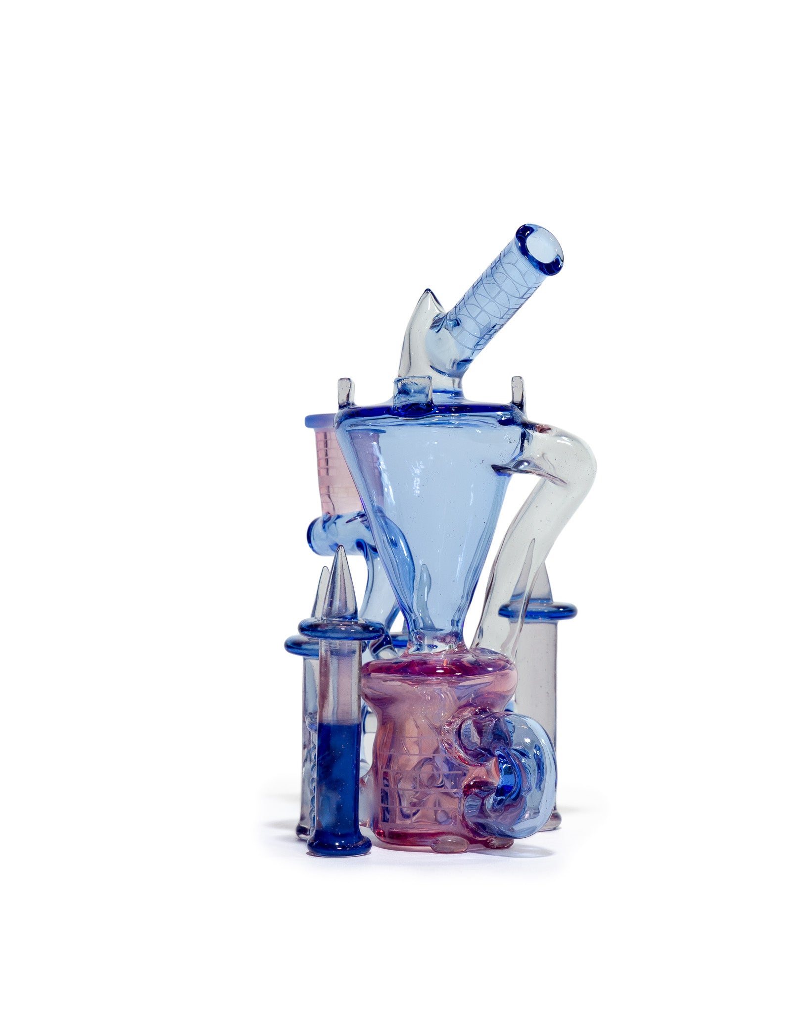 Jebb Glass - Medium Klein Castle Recycler - Voodoo x Blue Dream (CFL) 1/1