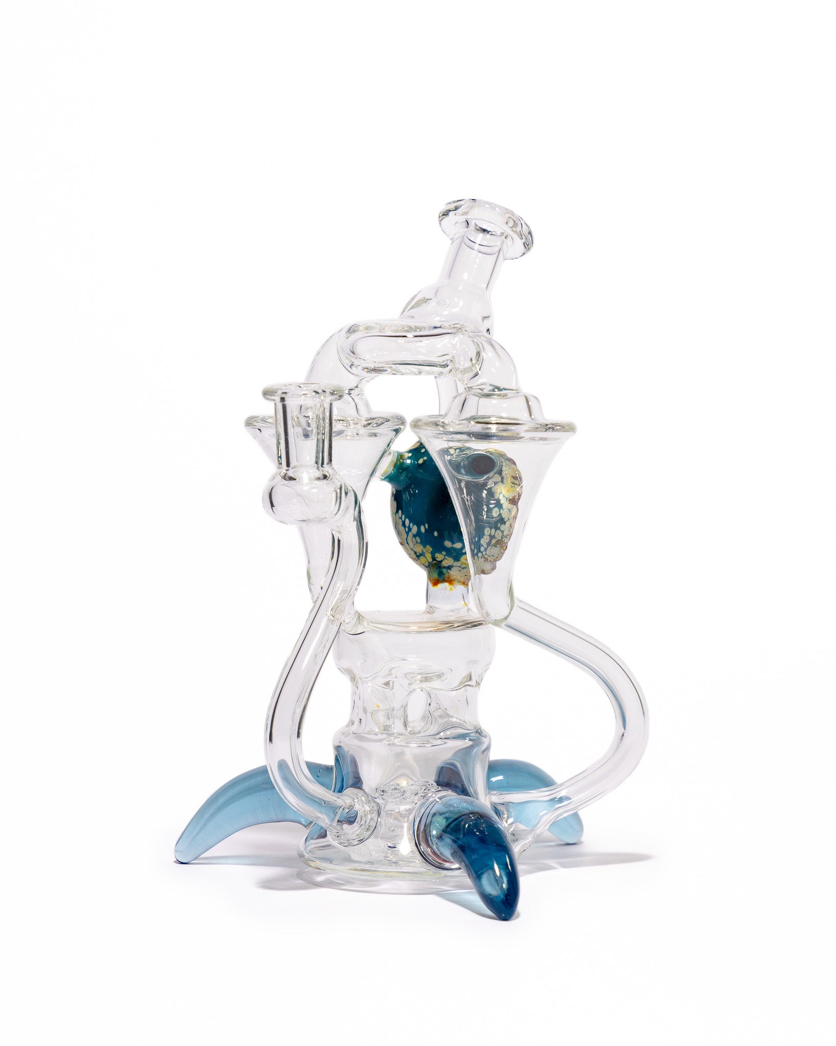 Prophecy Glass - Dual Uptake Recycler - Clear/Blue