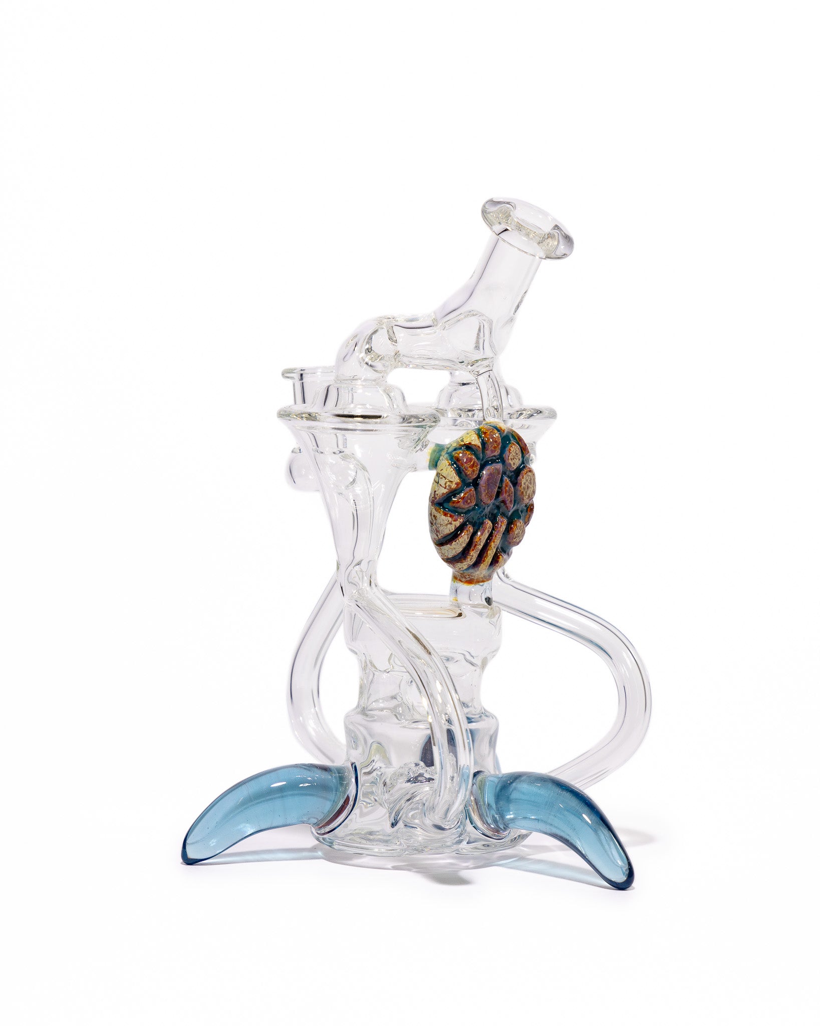 Prophecy Glass - Dual Uptake Recycler - Clear/Blue