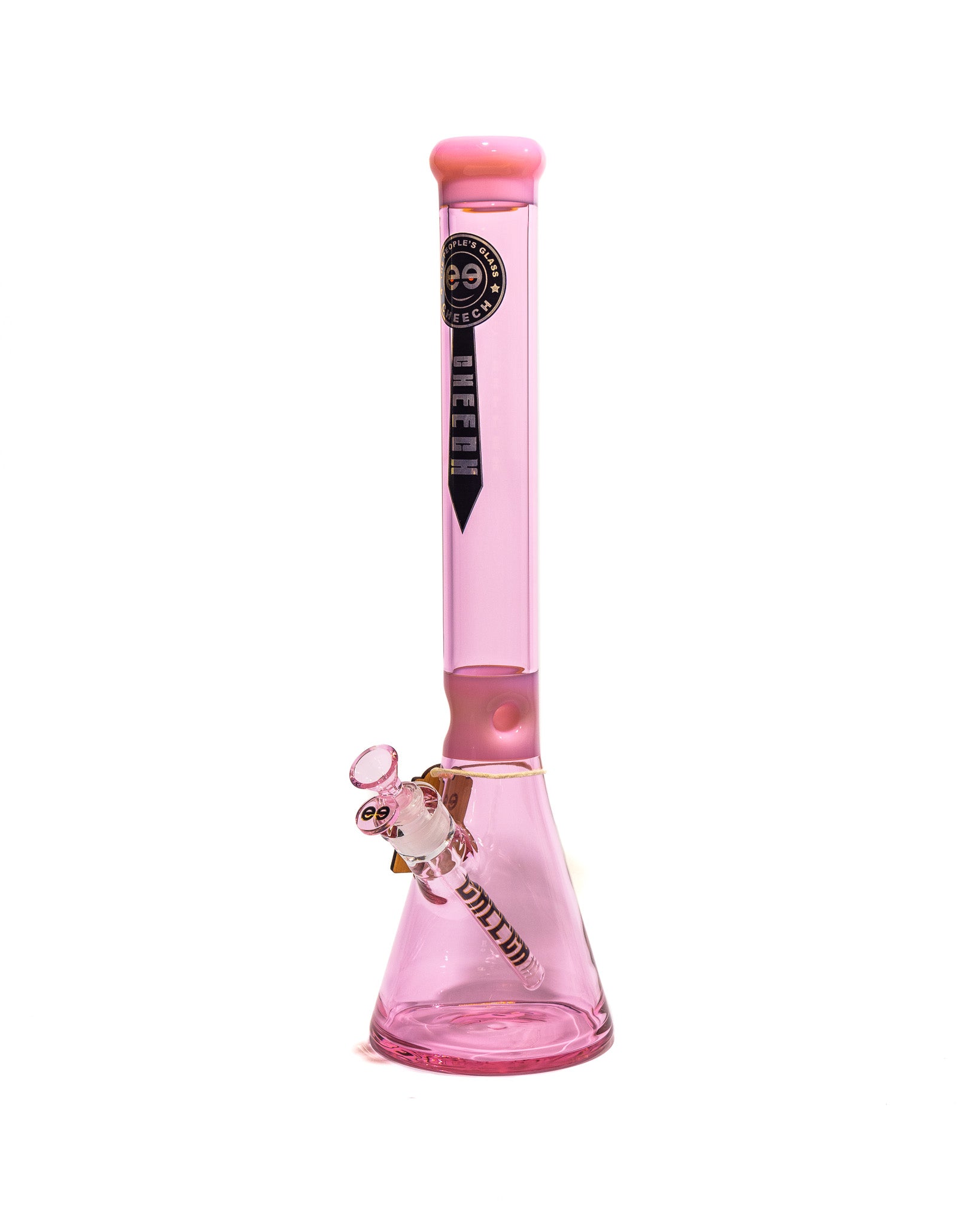 Cheech Glass - 18" Full Color Beaker (Pink)