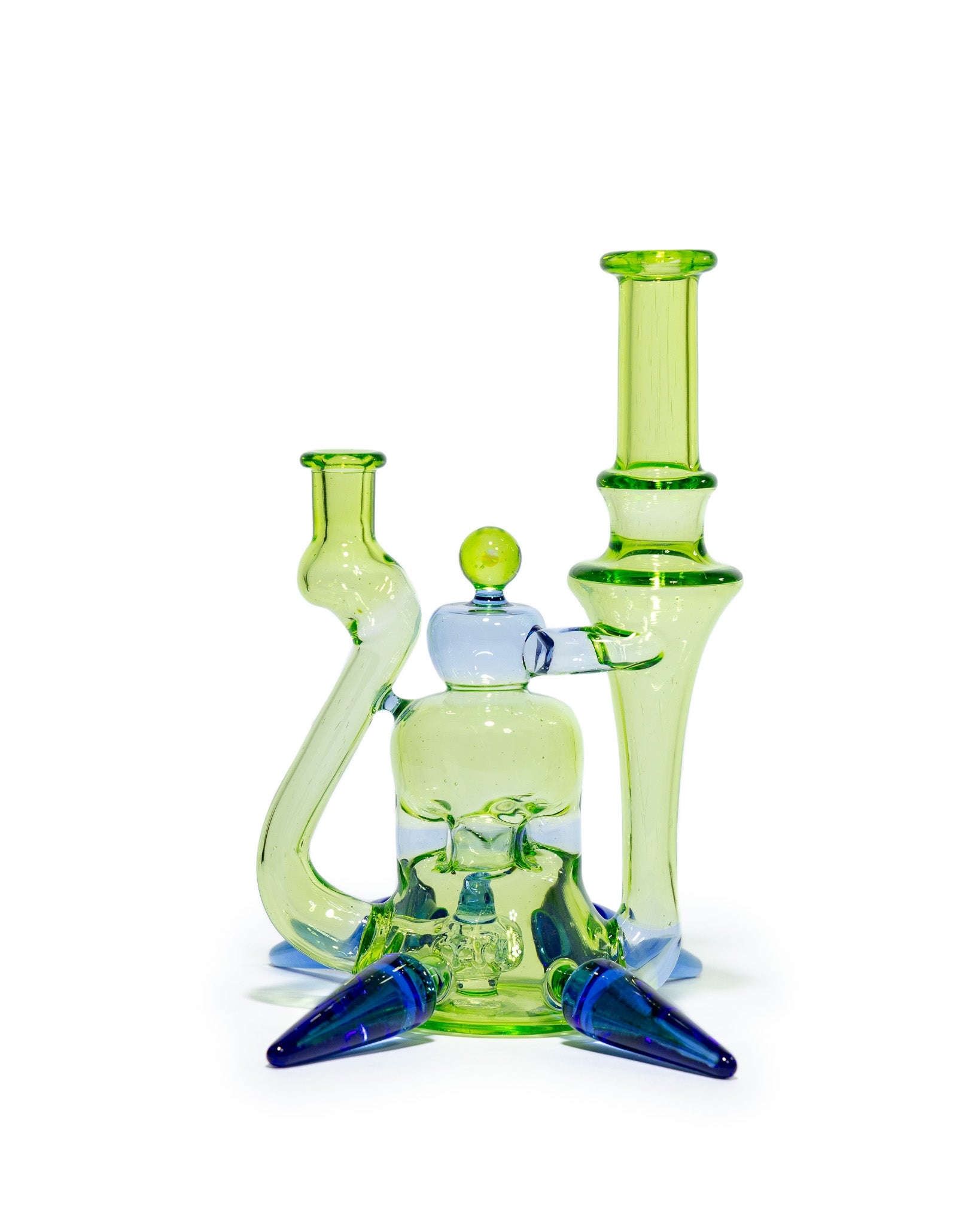 Prophecy Glass - Single Uptake Recycler - Atlantis/Blue