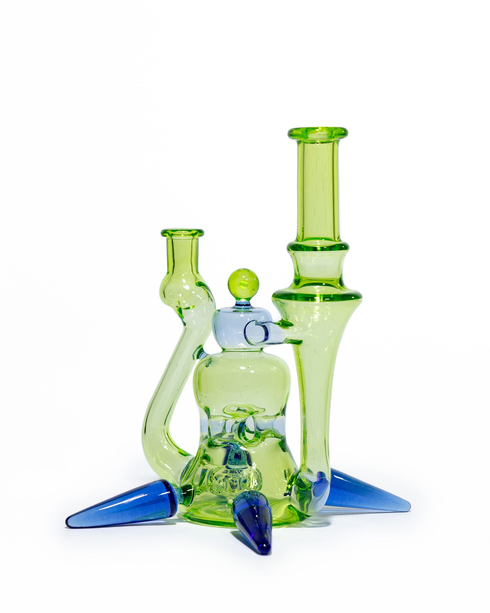 Prophecy Glass - Single Uptake Recycler - Atlantis/Blue