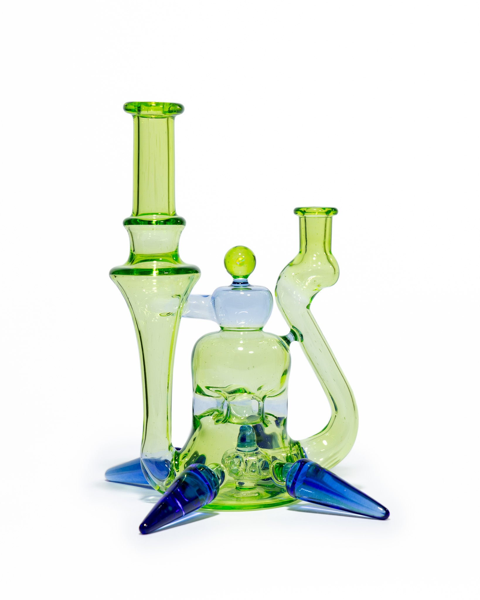 Prophecy Glass - Single Uptake Recycler - Atlantis/Blue