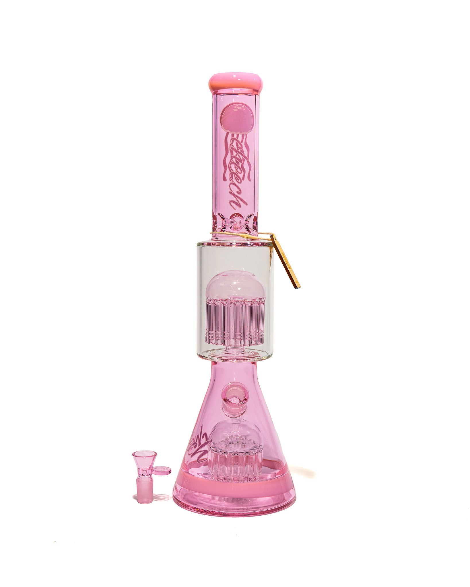 Cheech Glass - Double Trouble (Pink)