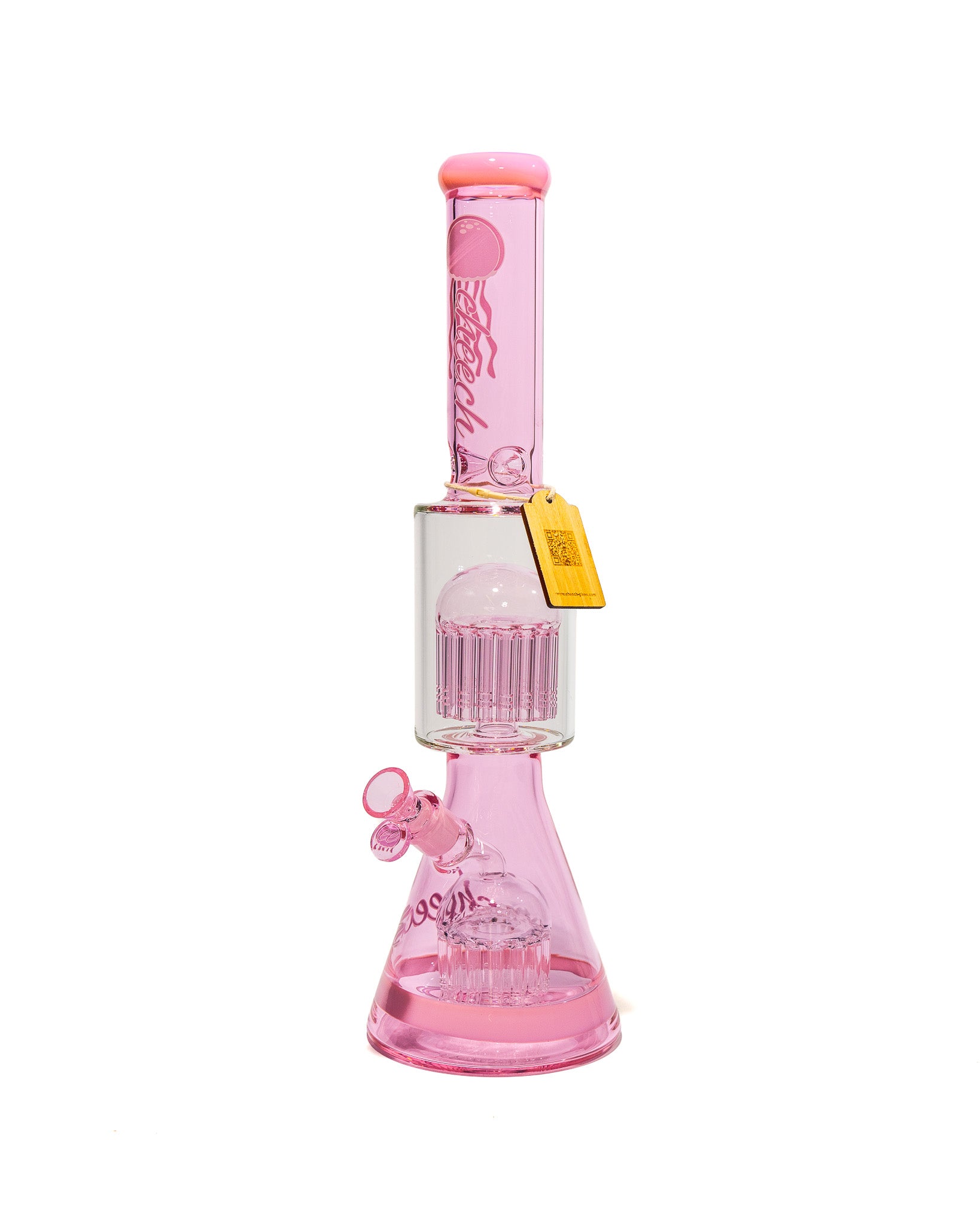 Cheech Glass - Double Trouble (Pink)