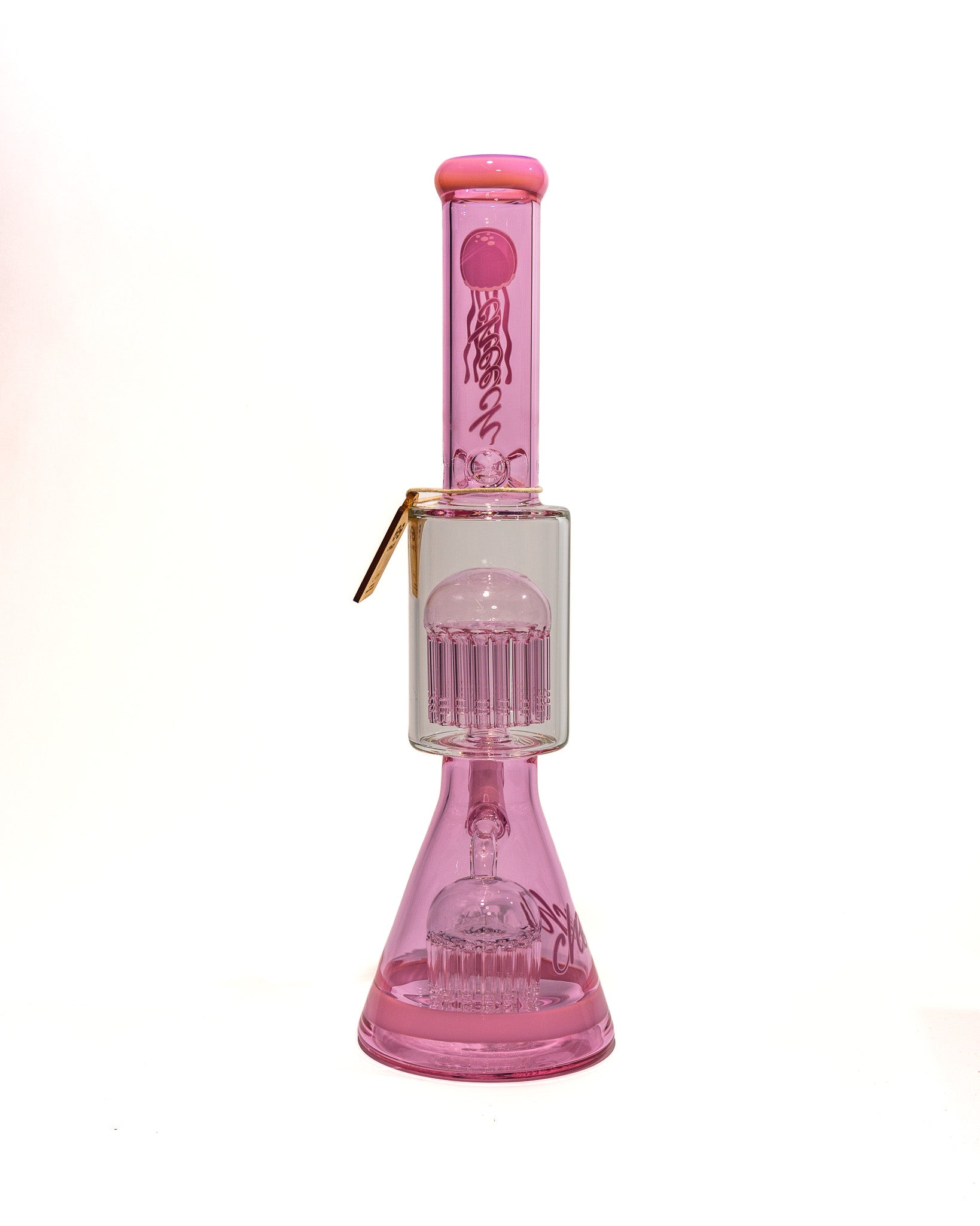 Cheech Glass - Double Trouble (Pink)