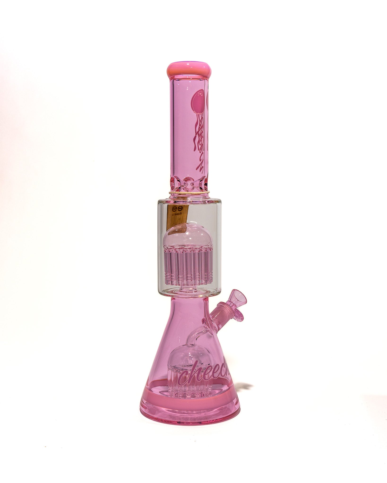 Cheech Glass - Double Trouble (Pink)