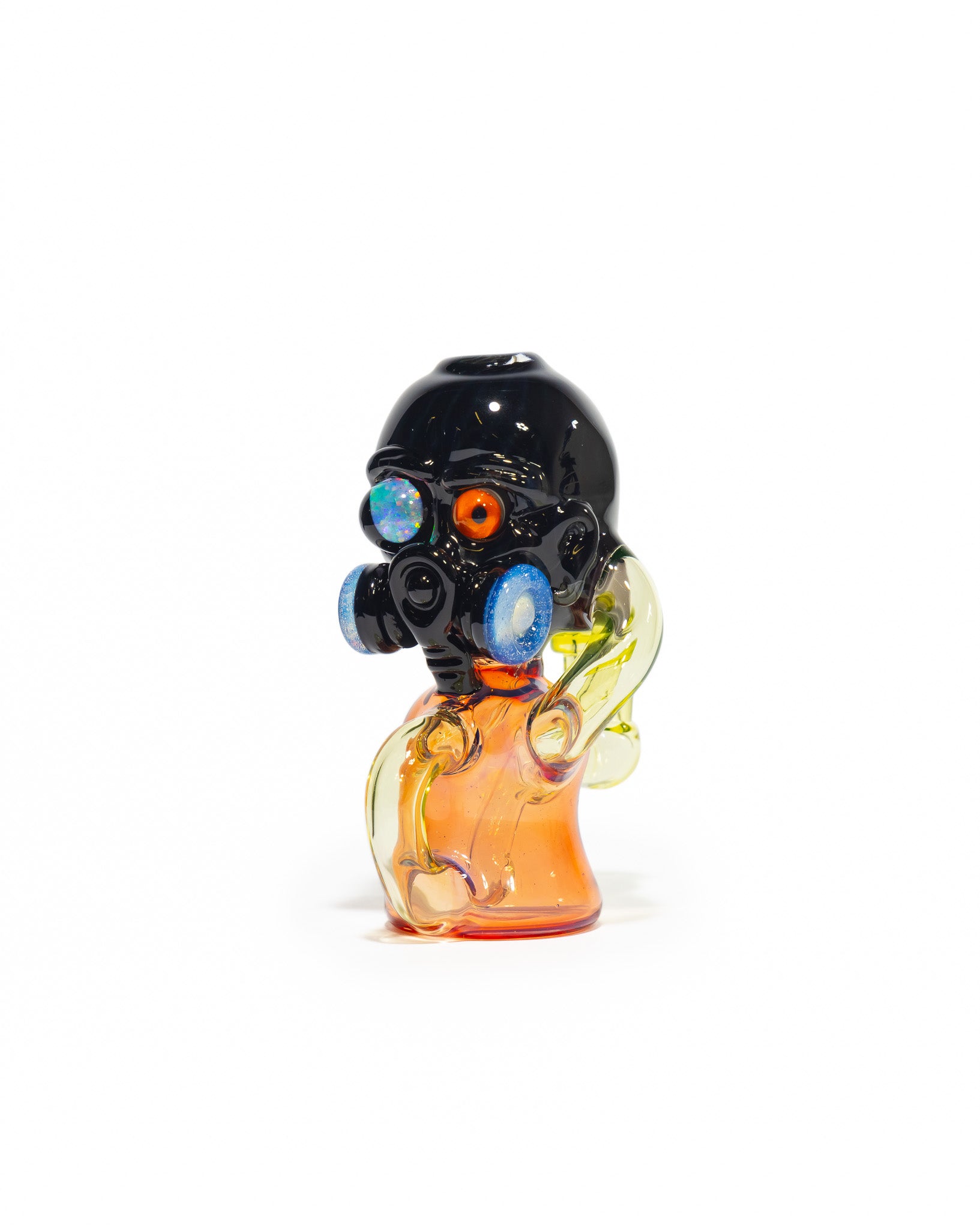 Mango Glass - Engineer Recycler - Blue & Orange