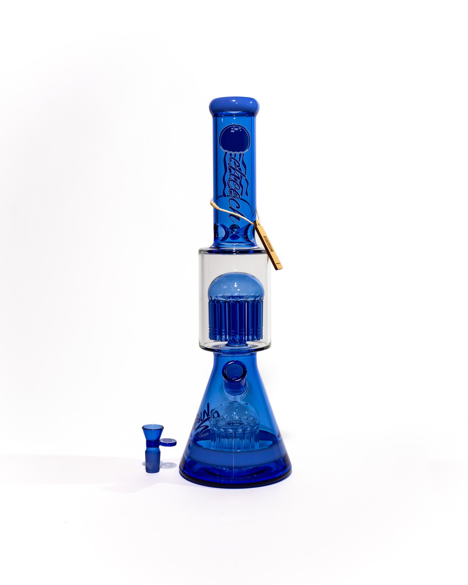 Cheech Glass - Double Trouble (Blue)