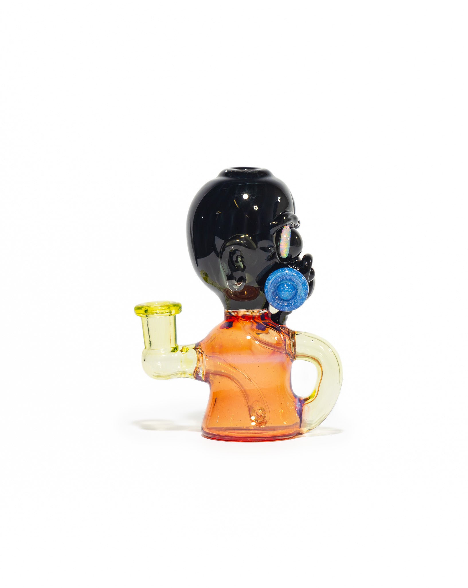 Mango Glass - Engineer Recycler - Blue & Orange