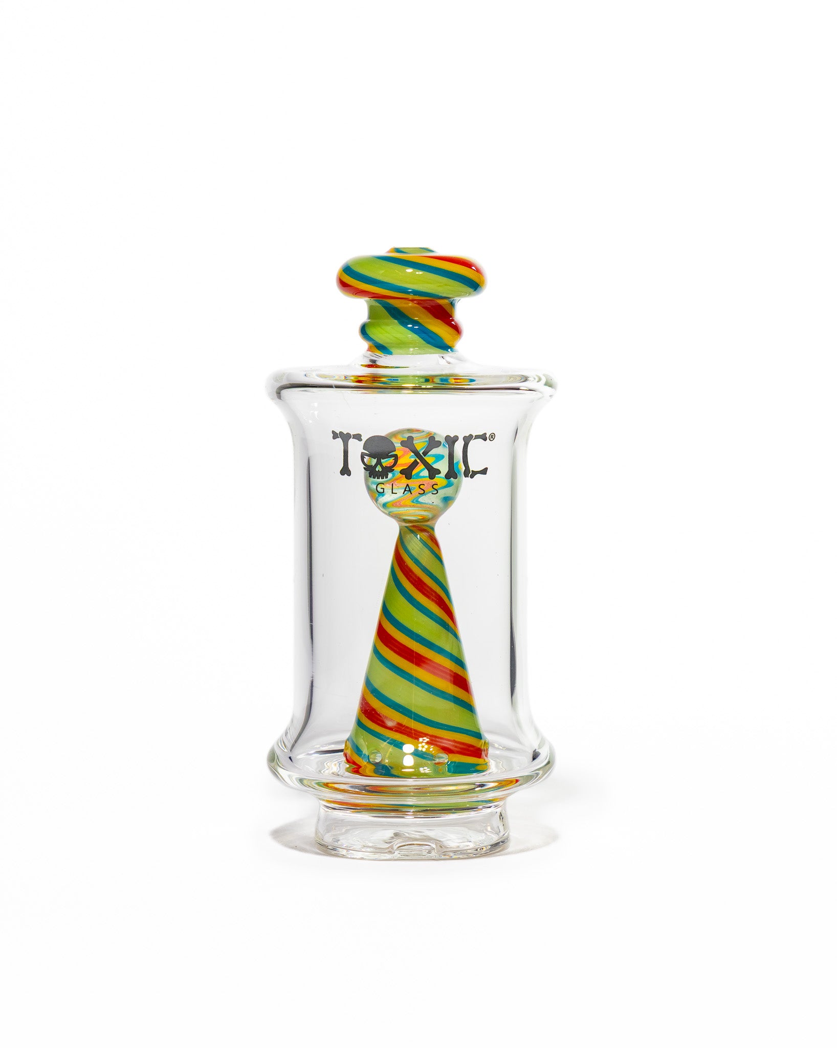 Toxic Glass - Puffco Attachment - Candyland Twist Cone
