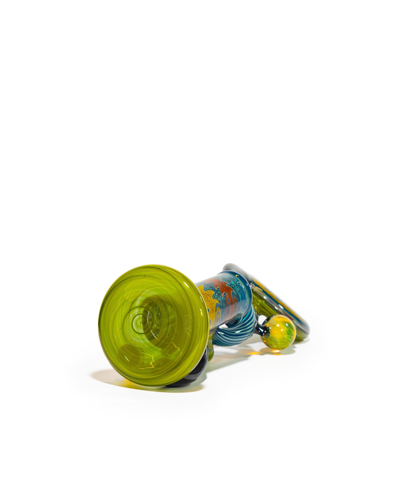 Portal Glass - Dewar - Green, Blue & Yellow