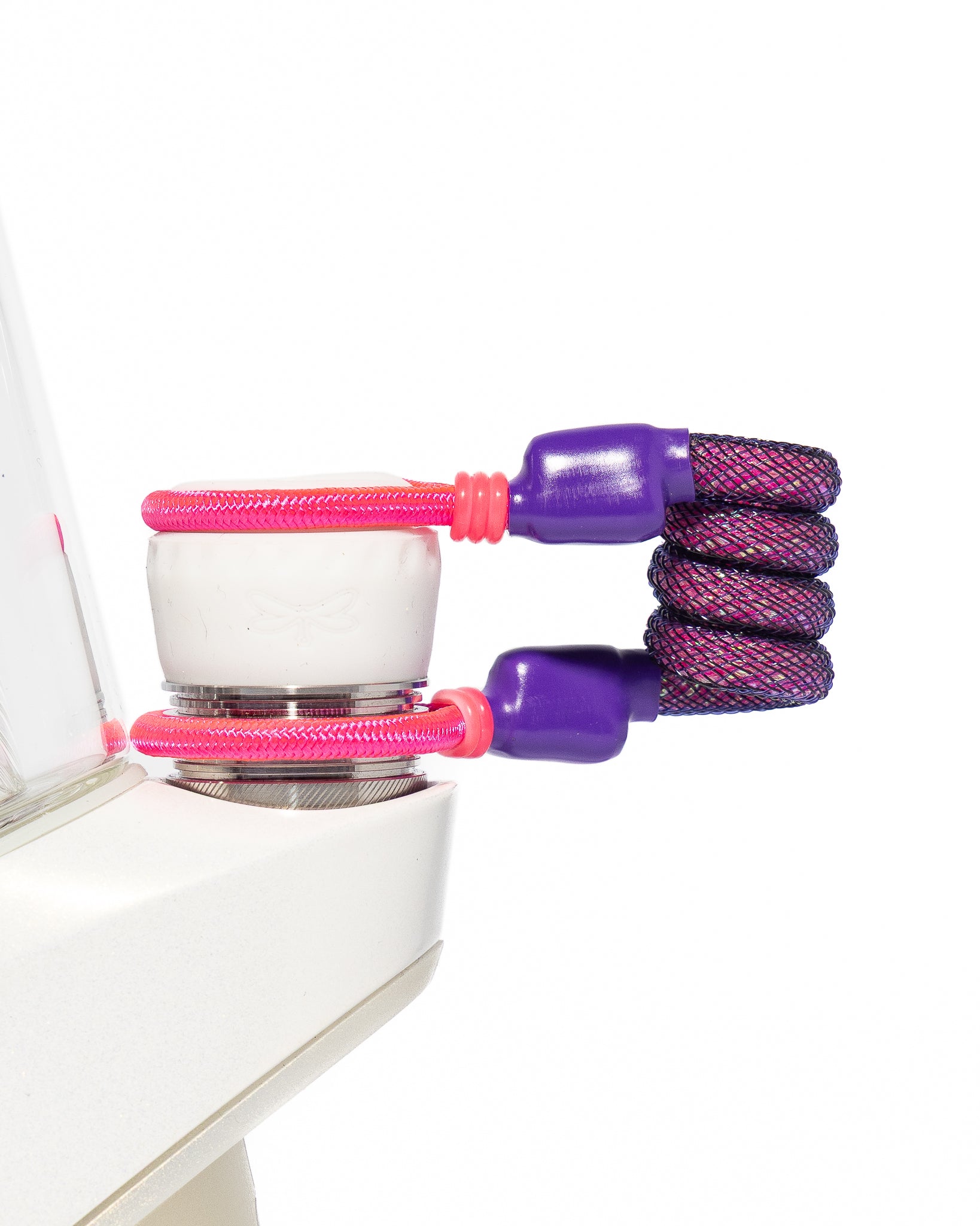 Tuff Tether - Coil Tether - Purple Power (UV)