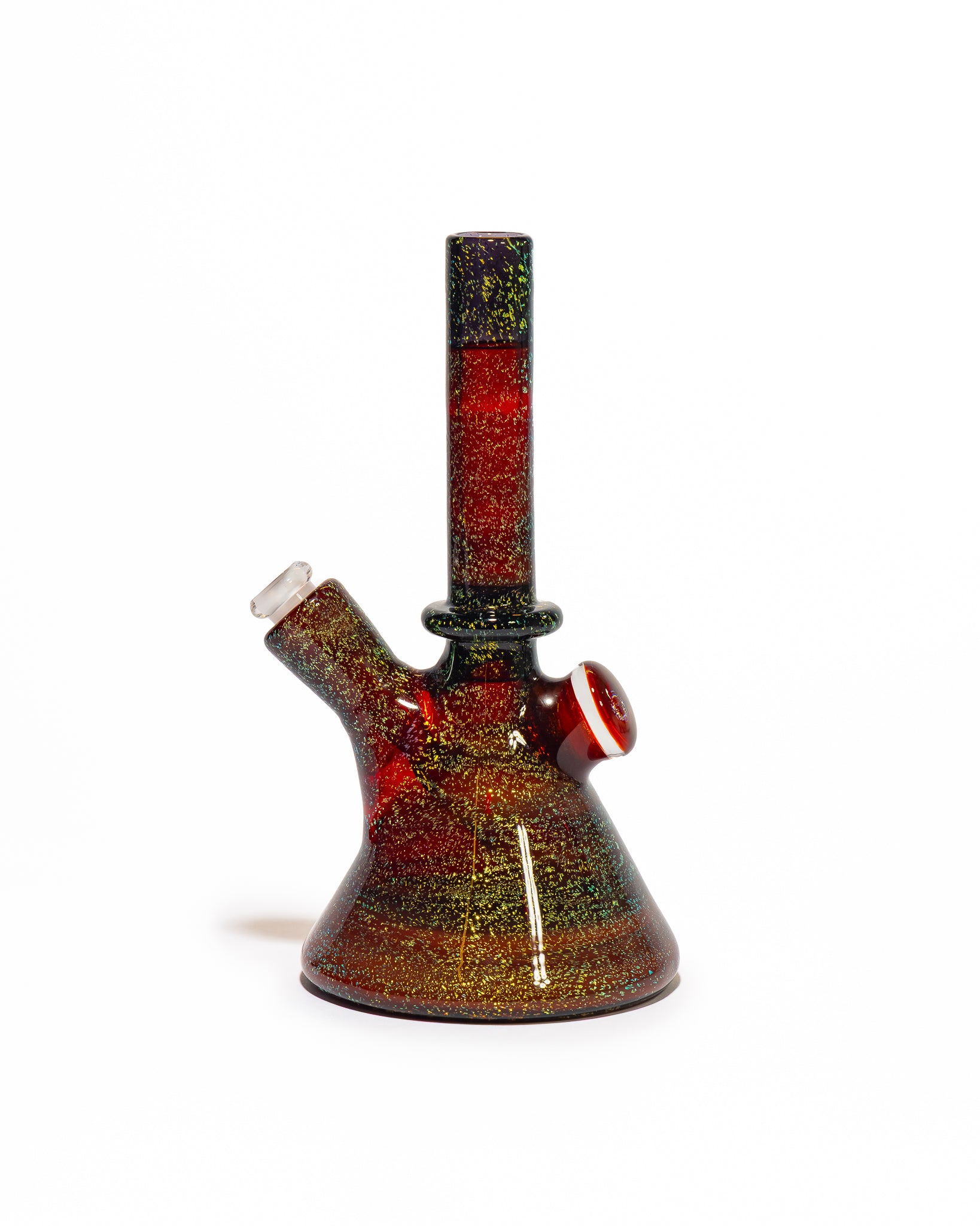 W.C. Stearns - Beaker Jammer - Red & Gold Shimmer